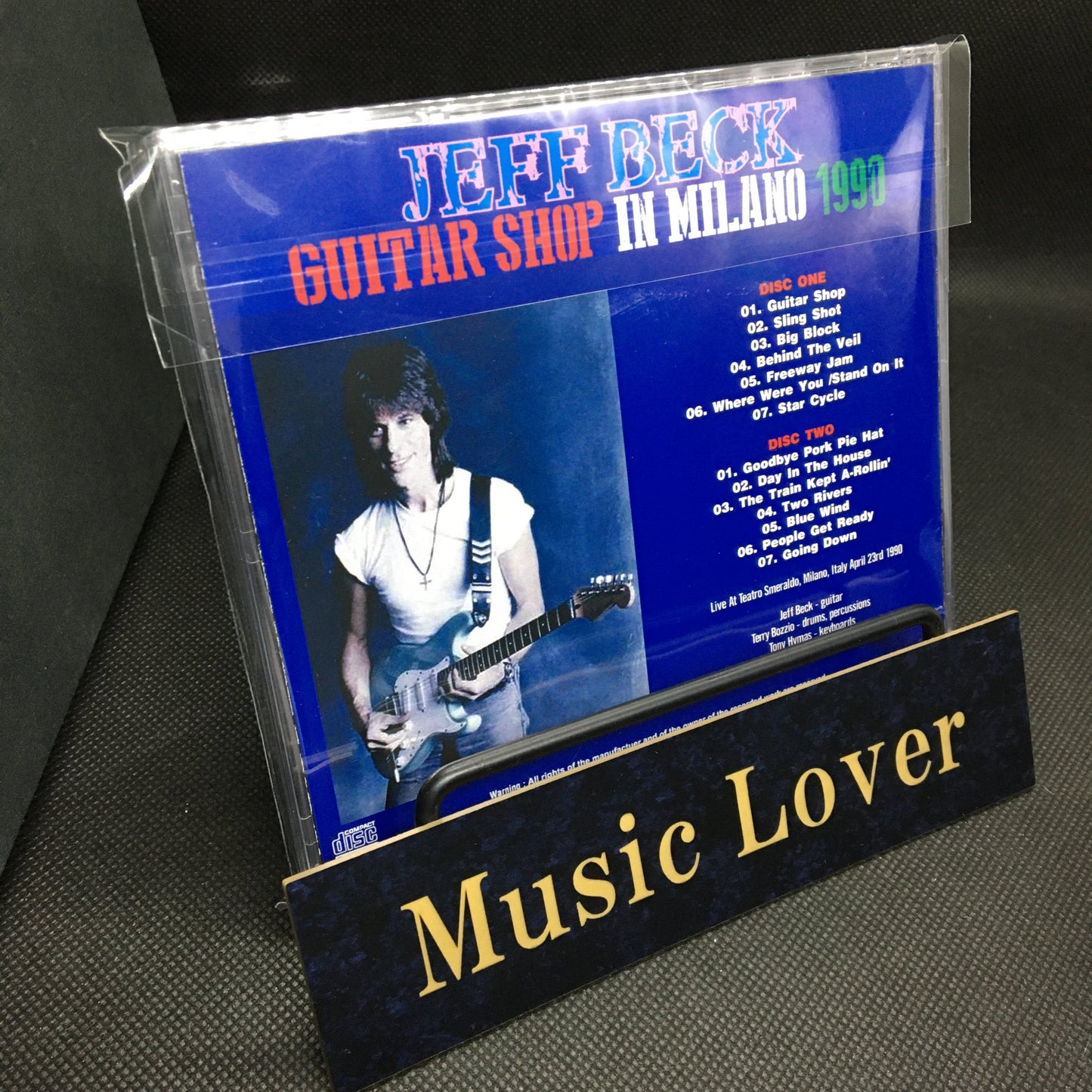 JEFF BECK / TIENDA DE GUITARRAS EN MILÁN 1990 (2 CDR)
