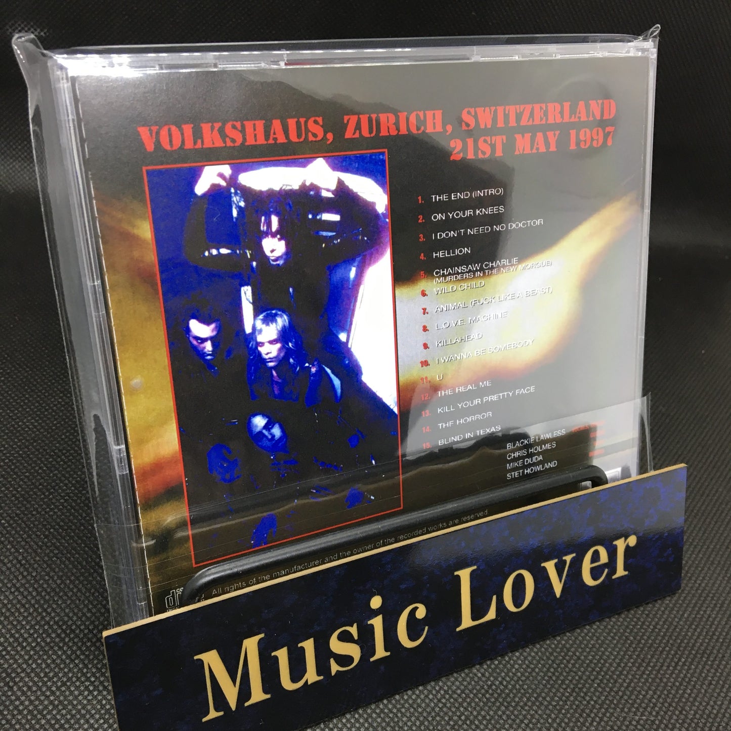 W.A.S.P. / ZURICH 1997 (1CDR)