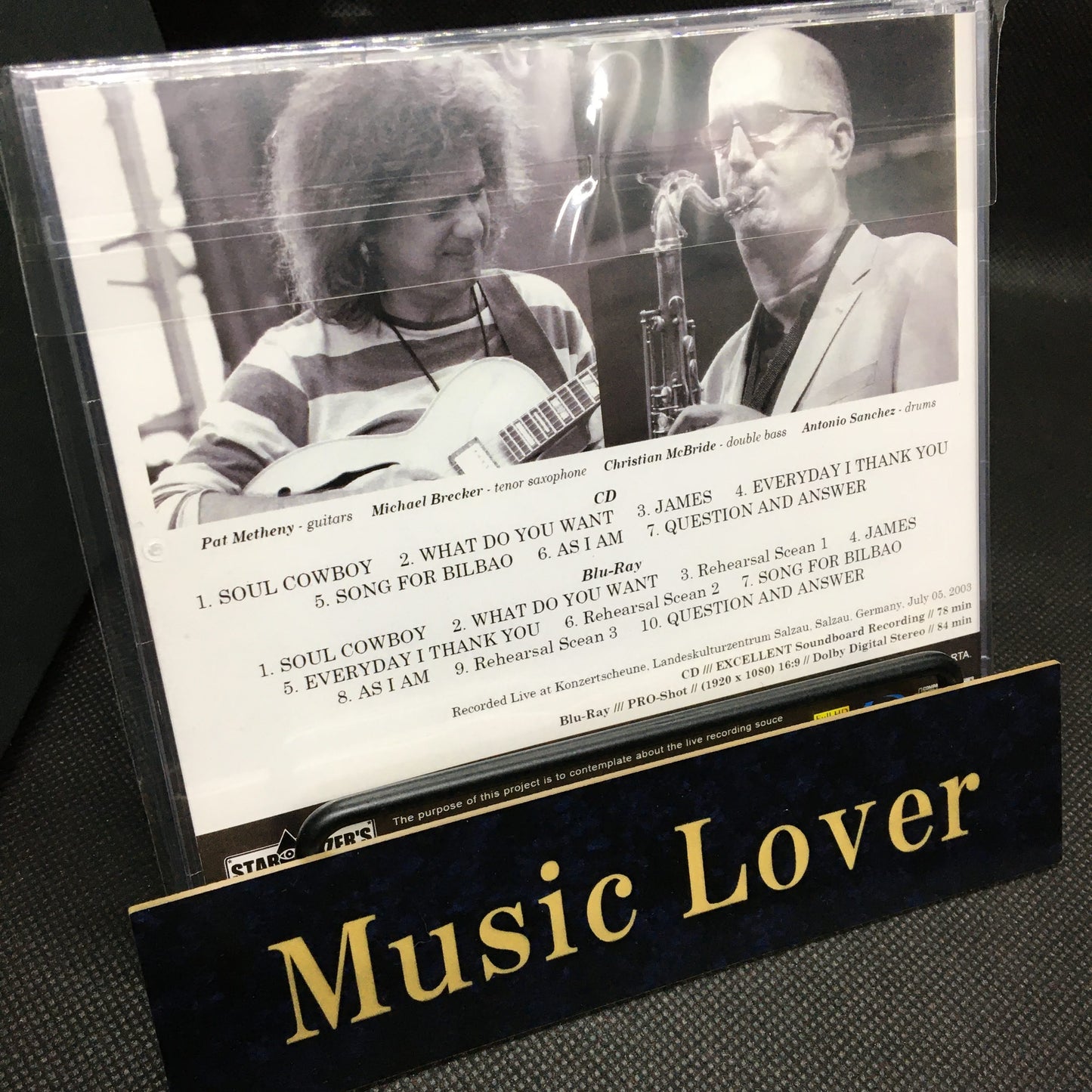 PAT METHENY QUARTET FEATURING MICHAEL BRECKER / LIVE AT JAZZ BALTICA 2003 (1CDR+1BDR)