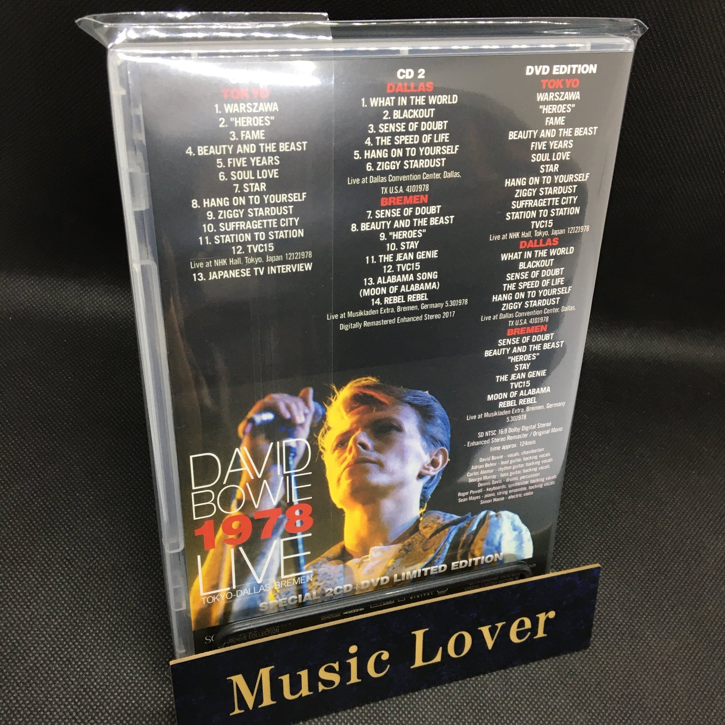 DAVID BOWIE / 1978 LIVE TOKYO-DALLAS-BREMEN (1DVD)