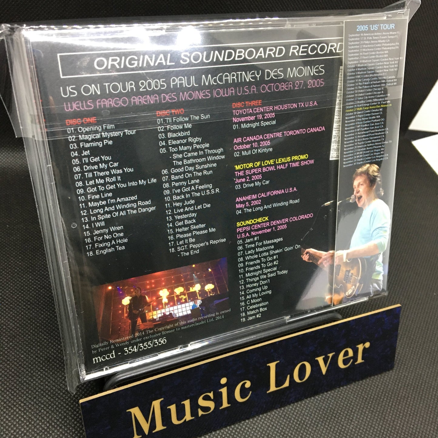 PAUL McCARTNEY / DES MOINES 2005 【3CD】