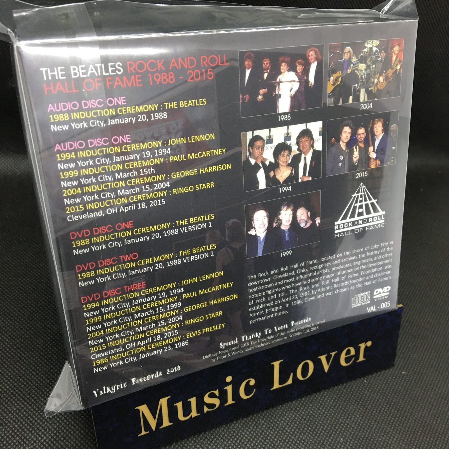 PAUL McCARTNEY / ROCK AND ROLL HALL OF FAME 1988 - 2015 【2CD+3DVD】