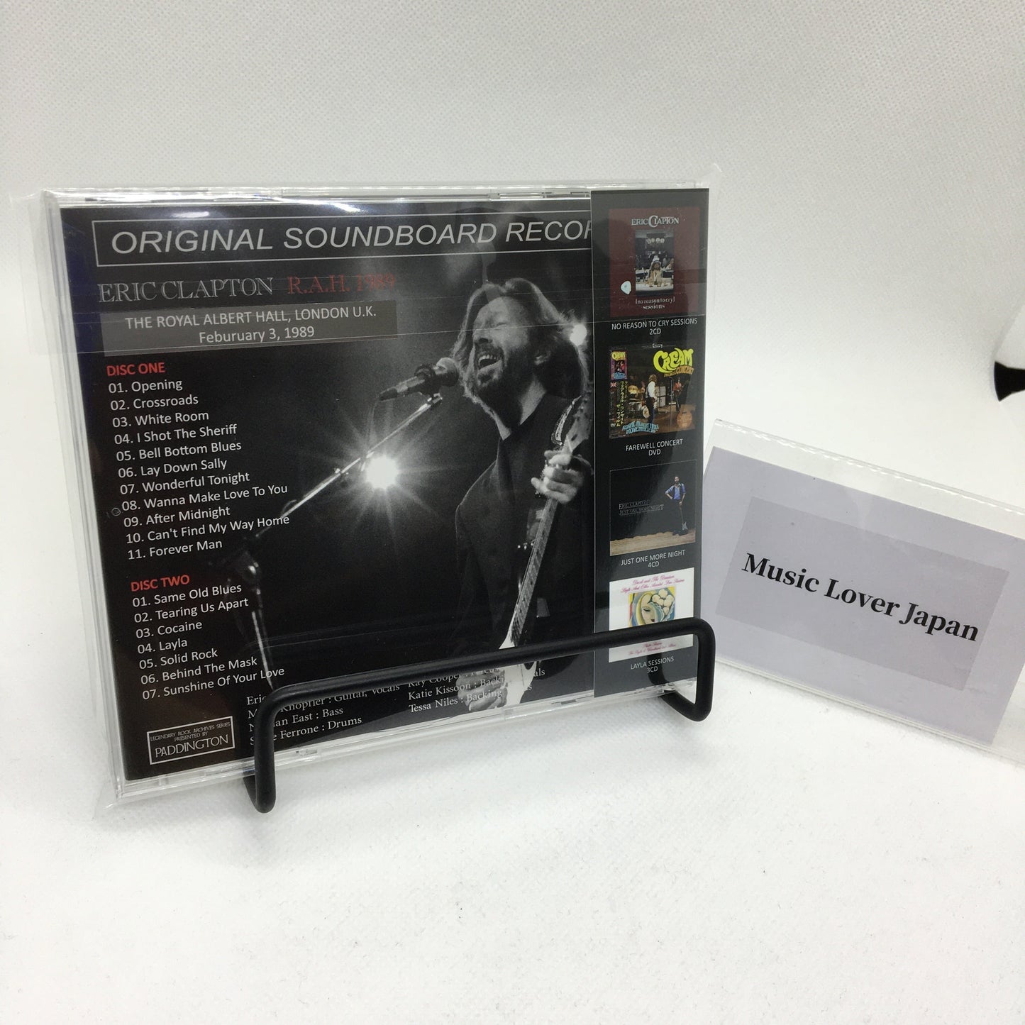 ERIC CLAPTON / 1989 ROYAL ALBERT HALL (2CD)