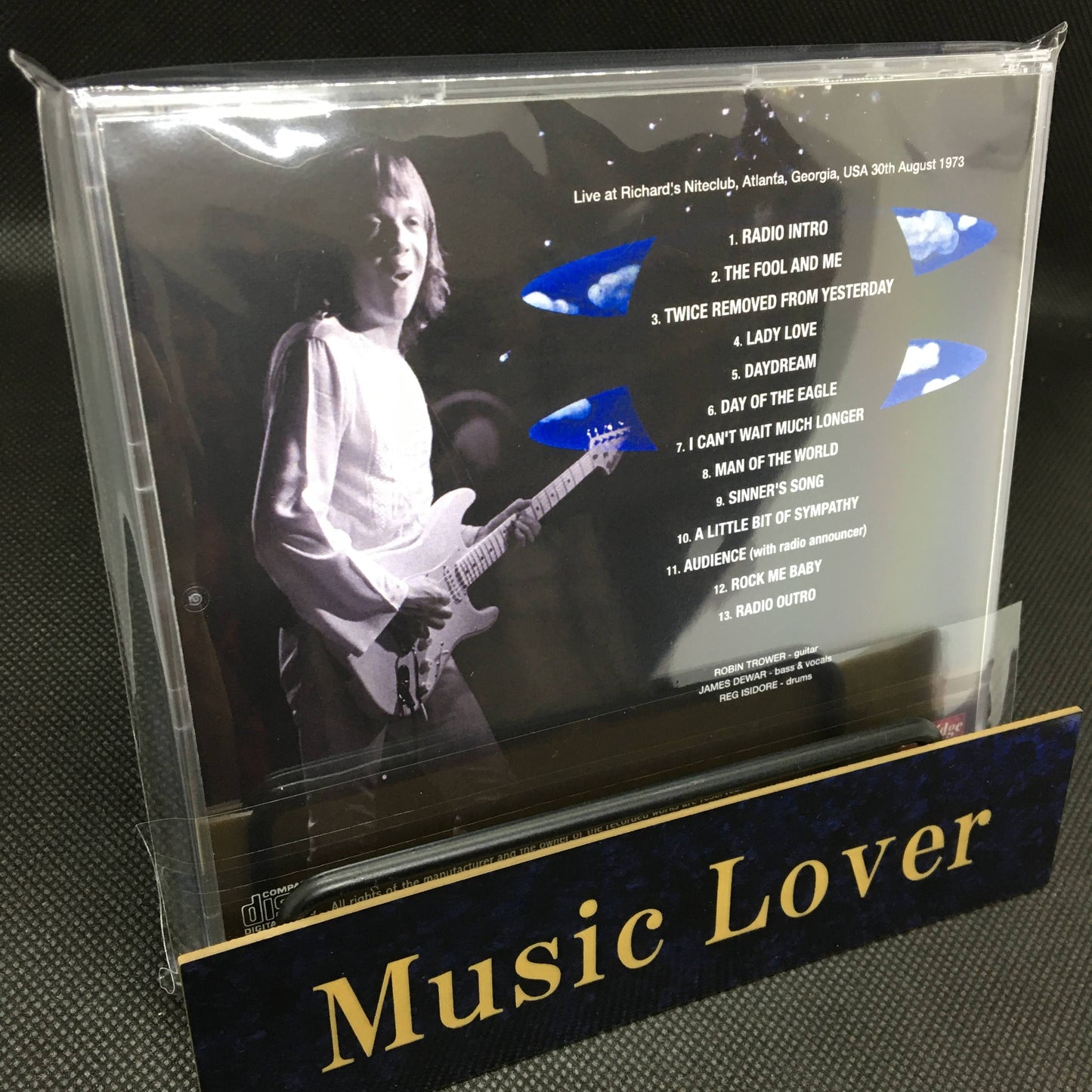 ROBIN TROWER / ATLANTA 1973 MASTER PRE-TRASMISSIONE (1CDR)