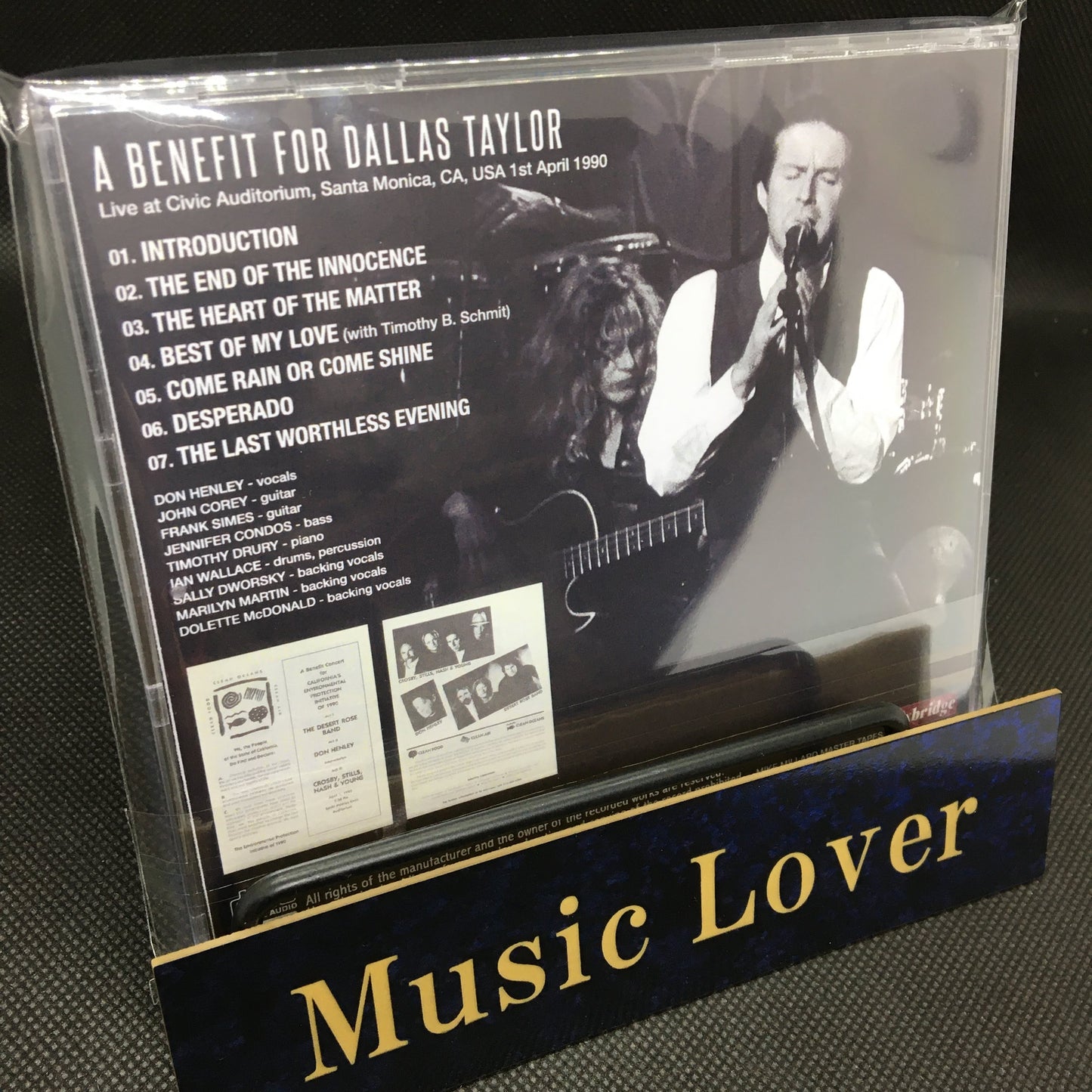 DON HENLEY / SANTA MONICA 1990 2ND NIGHT MIKE MILLARD MASTER TAPES (1CDR)