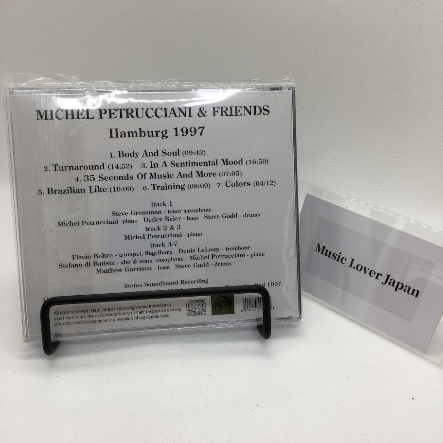 MICHEL PETRUCCIANI & FRIENDS / Hamburgo 1997 CAJA DE SONIDO ESTÉREO (1 CDR)