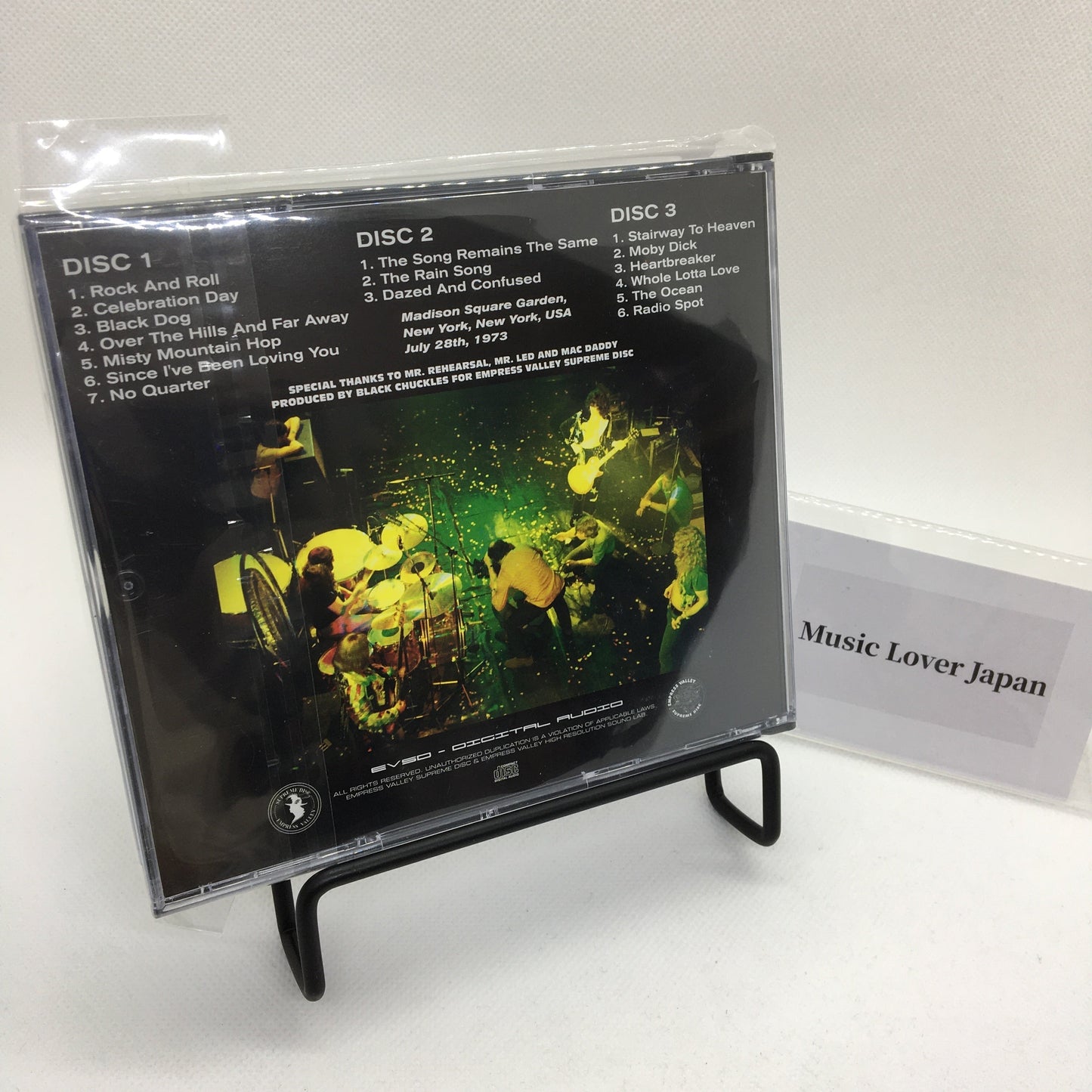 Led Zeppelin The Effect Is Shattering 3CD 17 Tracks Empress Valley