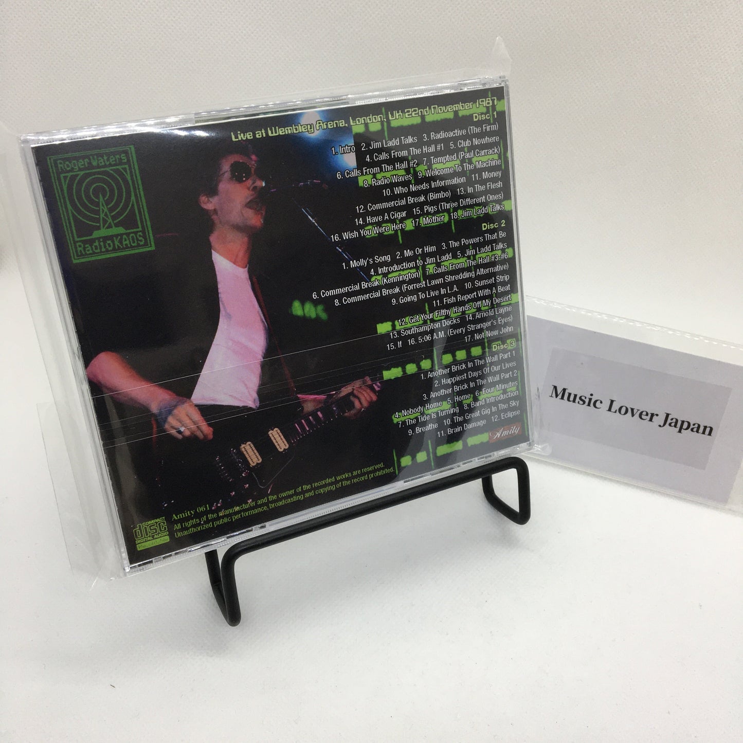 ROGER WATERS / IL MEGLIO DEL TOUR 87 WEMBLEY 1987 (3CDR)