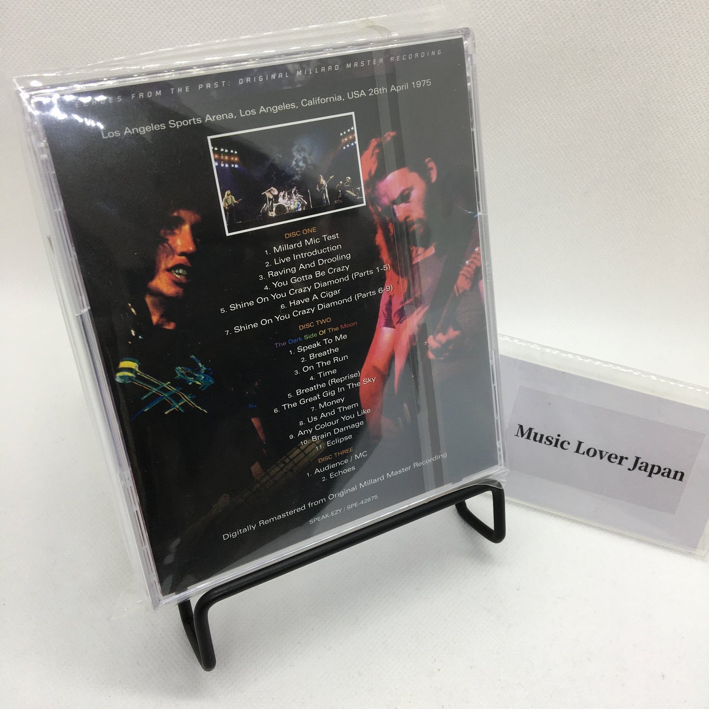 PINK FLOYD / ECHOES FROM THE PAST REGISTRAZIONE ORIGINALE MILLARD MASTER (3CD)