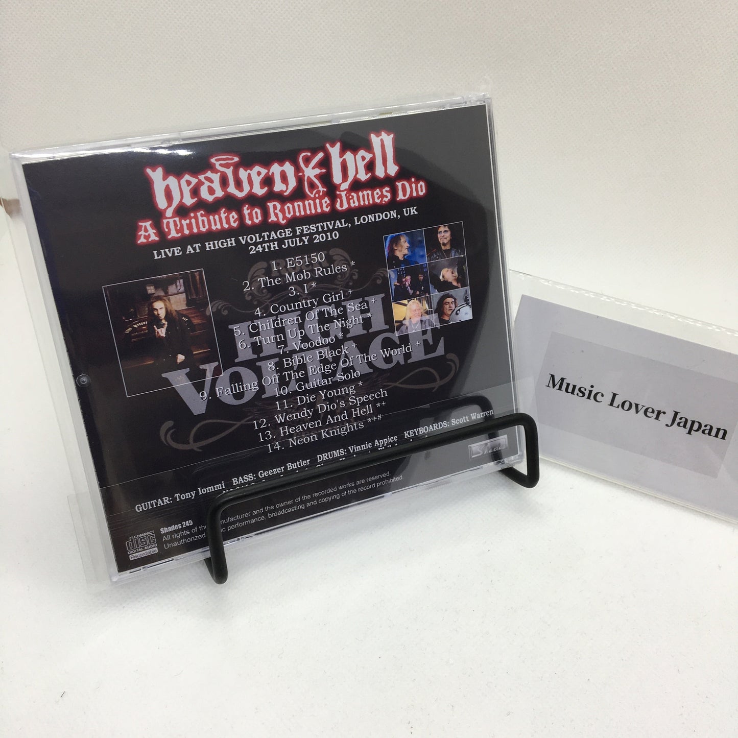 HEAVEN & HELL / IN MEMORY OF DIO HIGH VOLTAGE 2010 (1CDR)