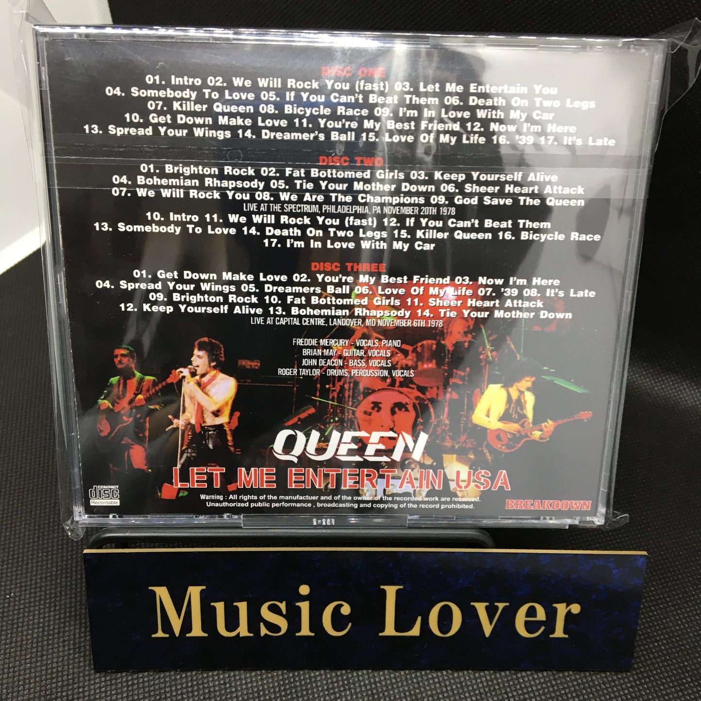 QUEEN / LET ME ENTERTAIN USA (3CDR)