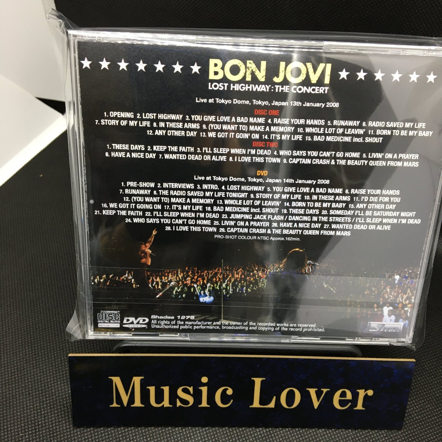 BON JOVI / TOKYO DOME 2008 (2CDR+1DVDR)