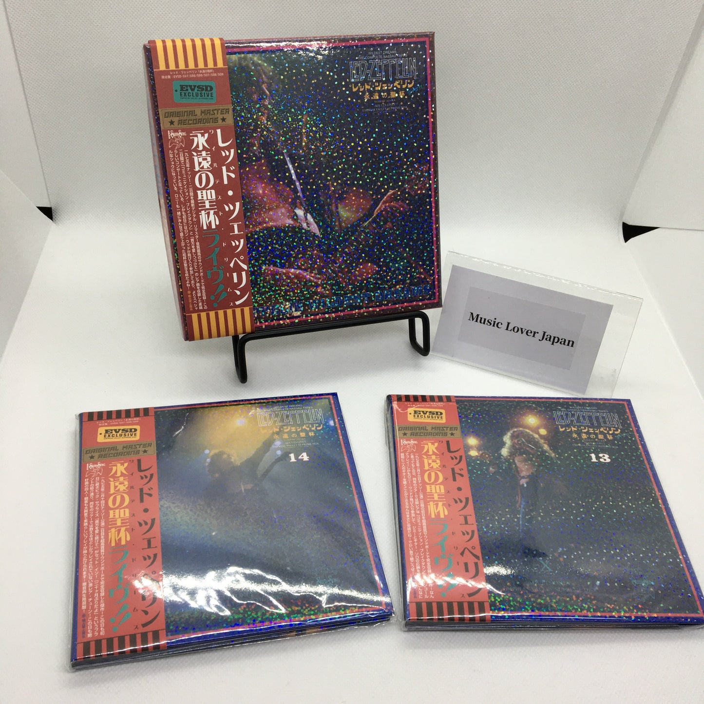 Led Zeppelin Wildest Dreams 1975 Caja de 6 CD Empress Valley Tarjeta sin número