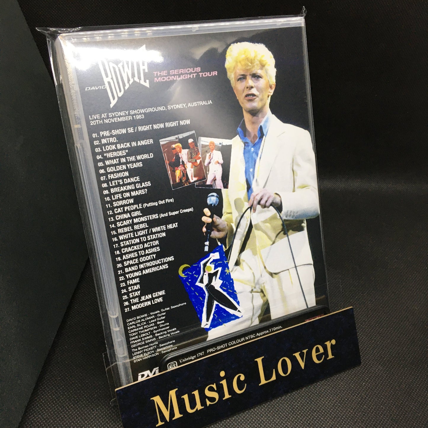 DAVID BOWIE / SYDNEY 1983 THE VIDEO PRO SHOT (1DVDR)