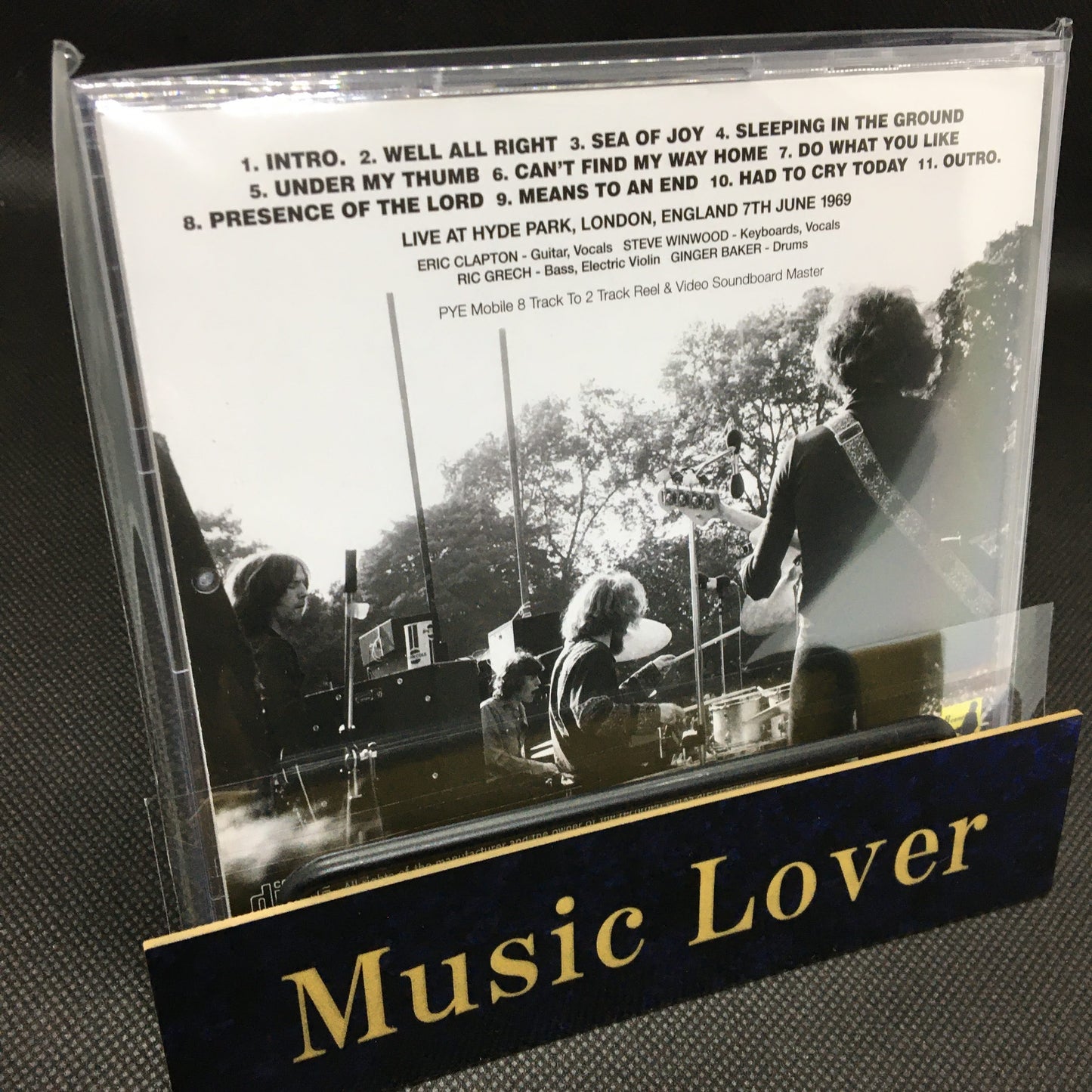 BLIND FAITH / HYDE PARK 1969 COMPLETE SOUNDBOARD (1CD)