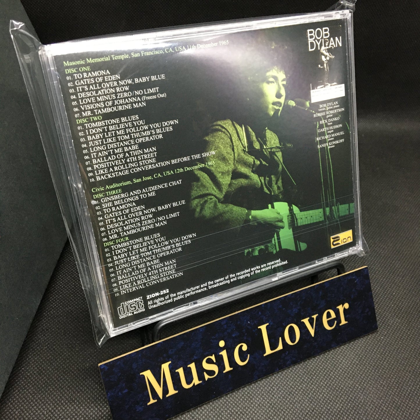 BOB DYLAN / THE GINSBERG TAPES 1965 REVISITED (4CD)