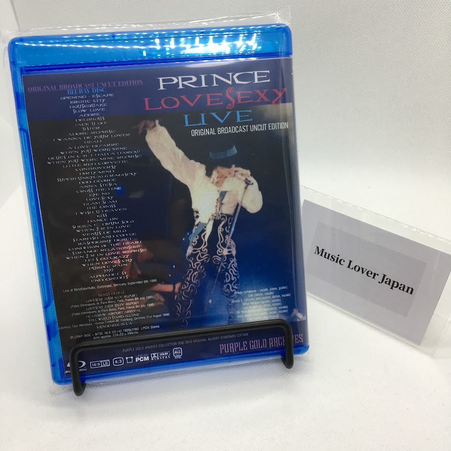 PRINCE / LOVESEXY LIVE ORIGINAL BROADCAST UNCUT EDITION (1BDR)