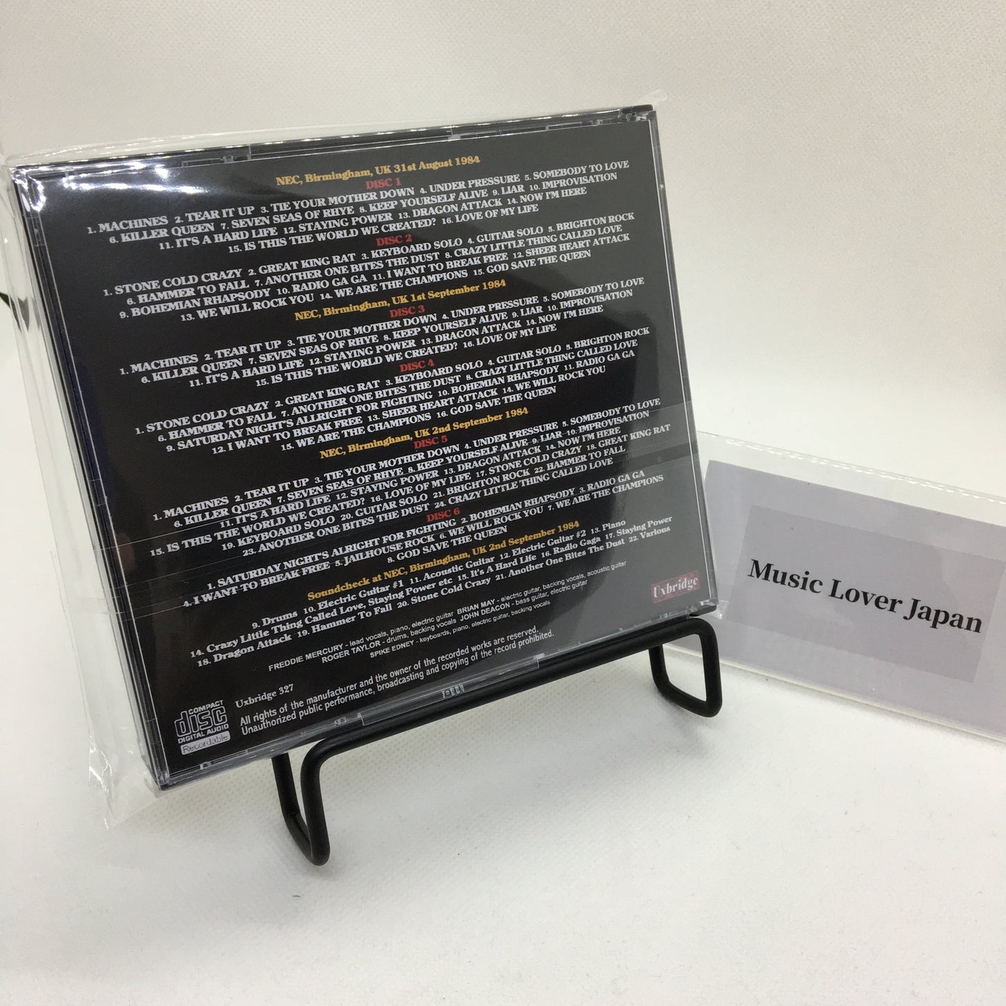 QUEEN / FINEST HOUR BIRMINGHAM 1984 (6CDR)