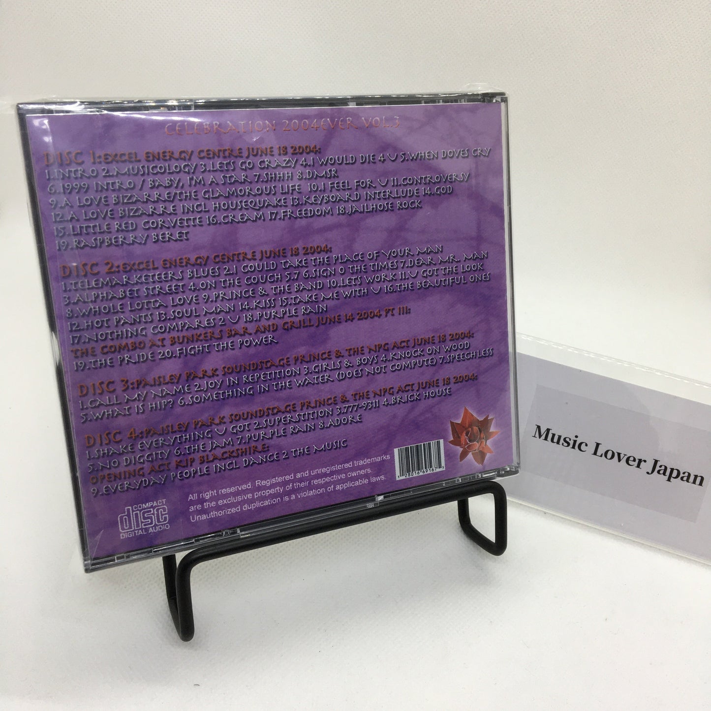 PRINCE / Musicología 2004ever (total 12 CDR)