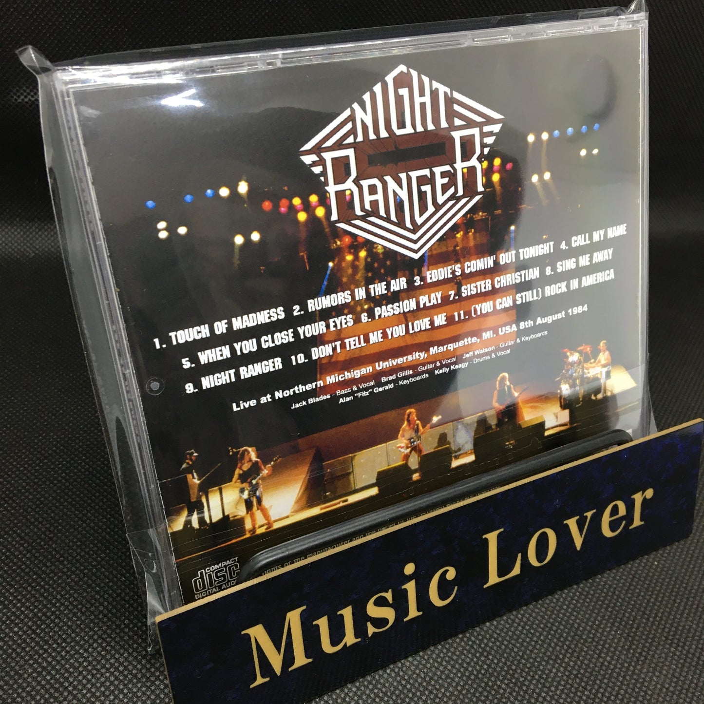 NIGHT RANGER / AGE OF MADNESS MARQUETTE 1984 STEREO SOUNDBOARD (1CDR)