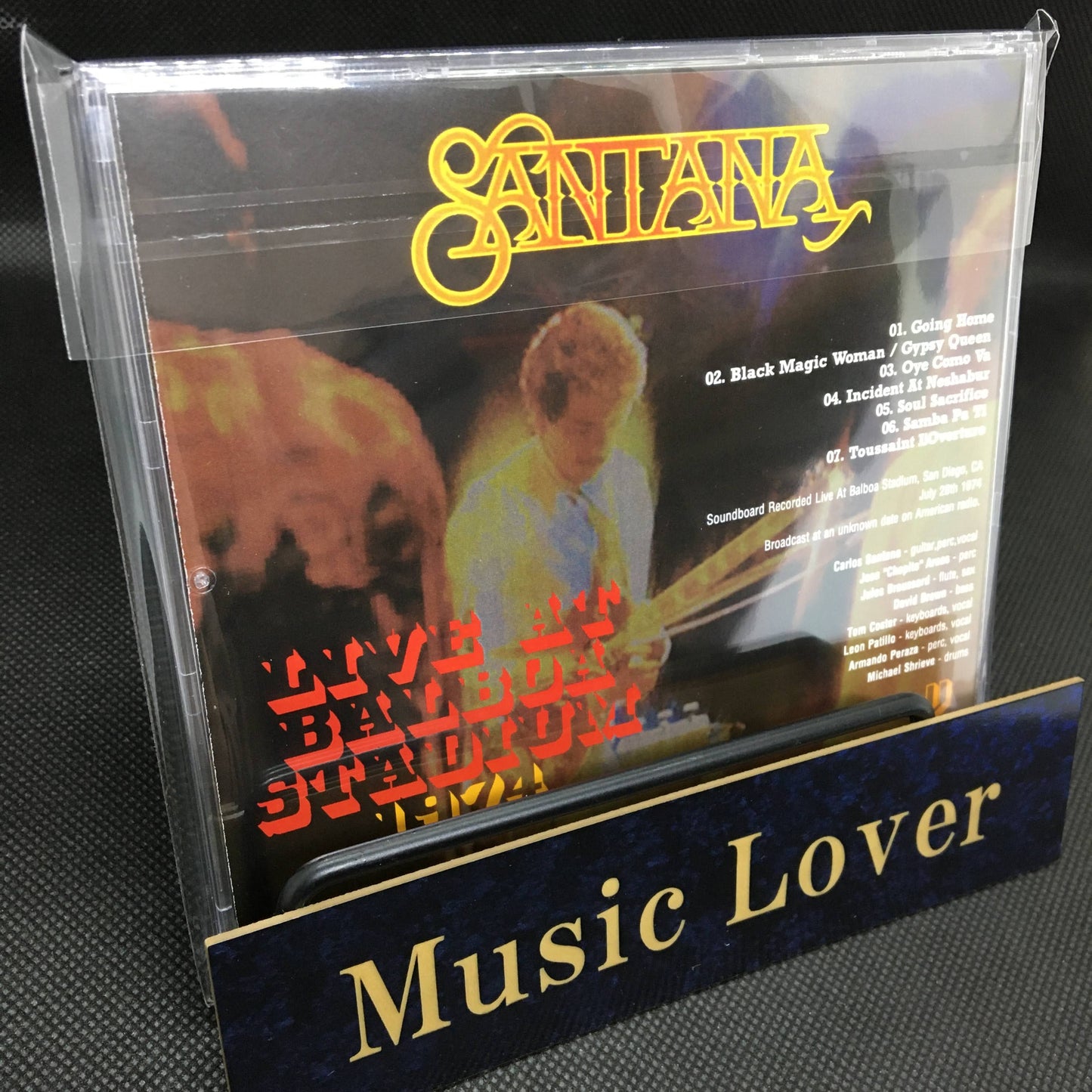 Santana / Live At Balboe Stadium 1974 SOUNDBOARD (1CDR)