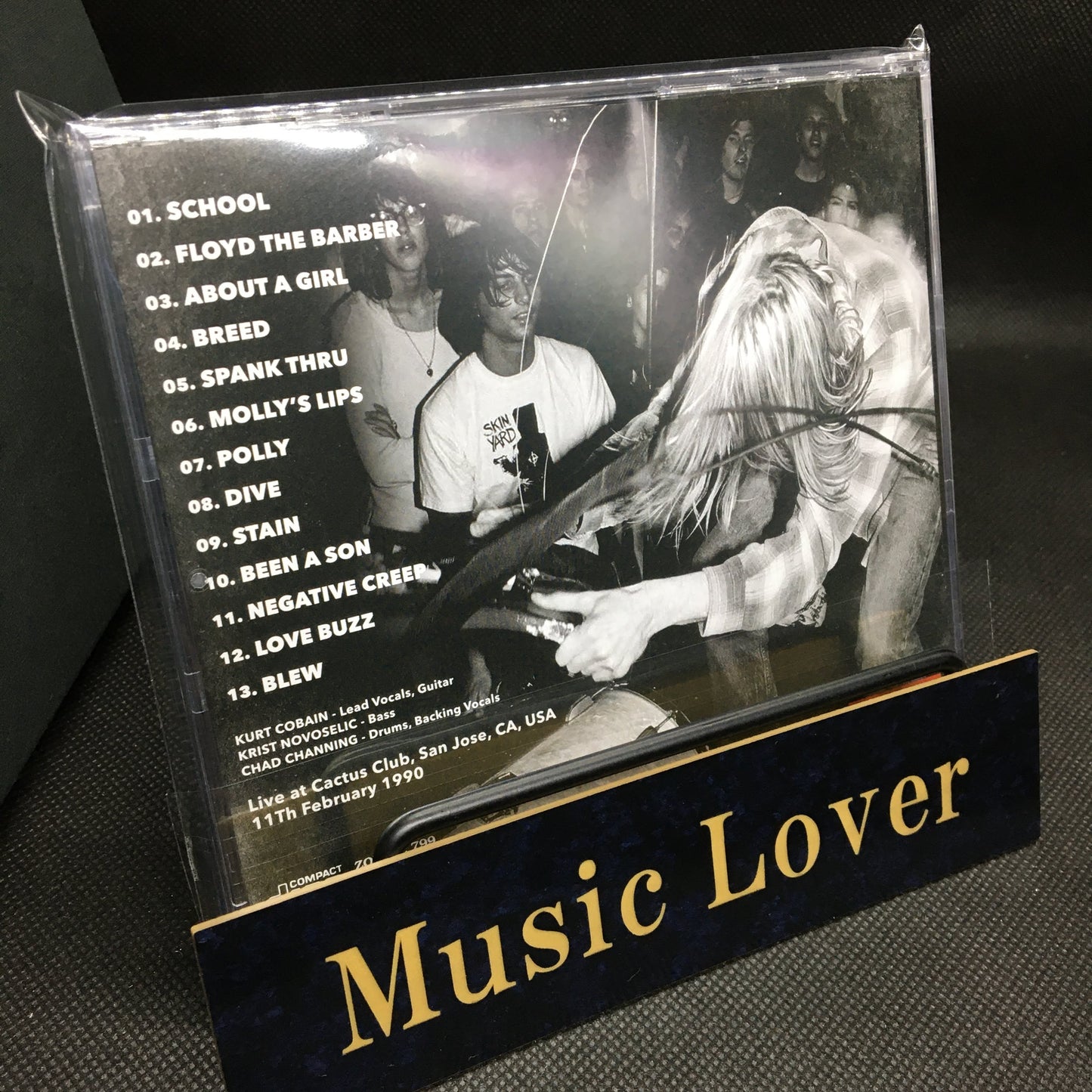 NIRVANA / SAN JOSE 1990 SOUNDBOARD (1CD)