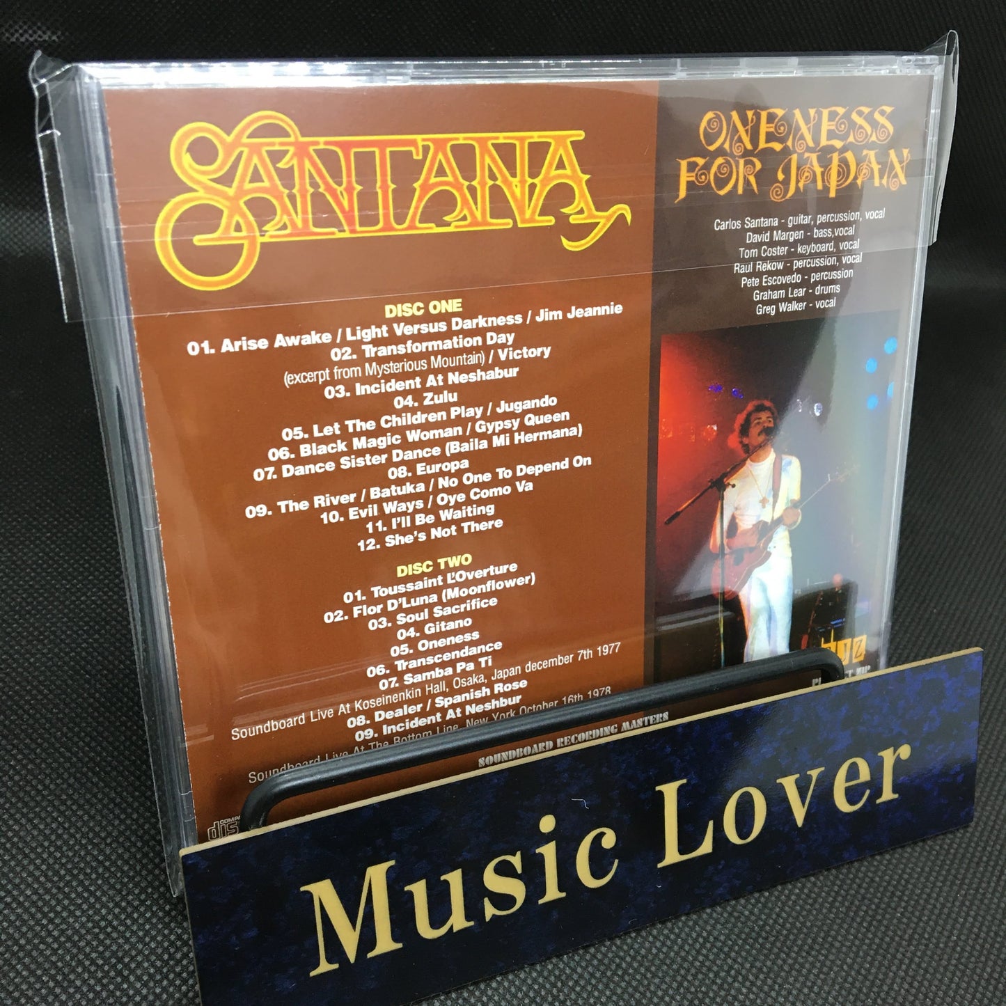 SANTANA / ONENESS FOR JAPAN SOUNDBOARD (2CDR)