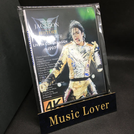 MICHAEL JACKSON / 1997 Live in Copenhagen (4K Remaster) Labelless white discs (1BDR)