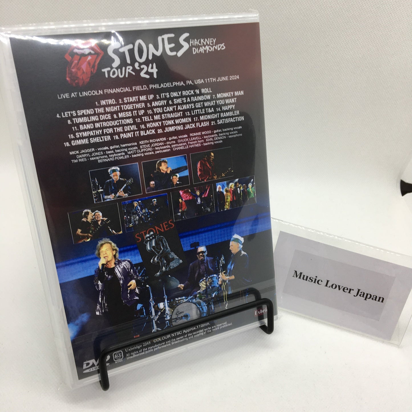 THE ROLLING STONES / PHILADELPHIA 2024 IL VIDEO (1DVDR)