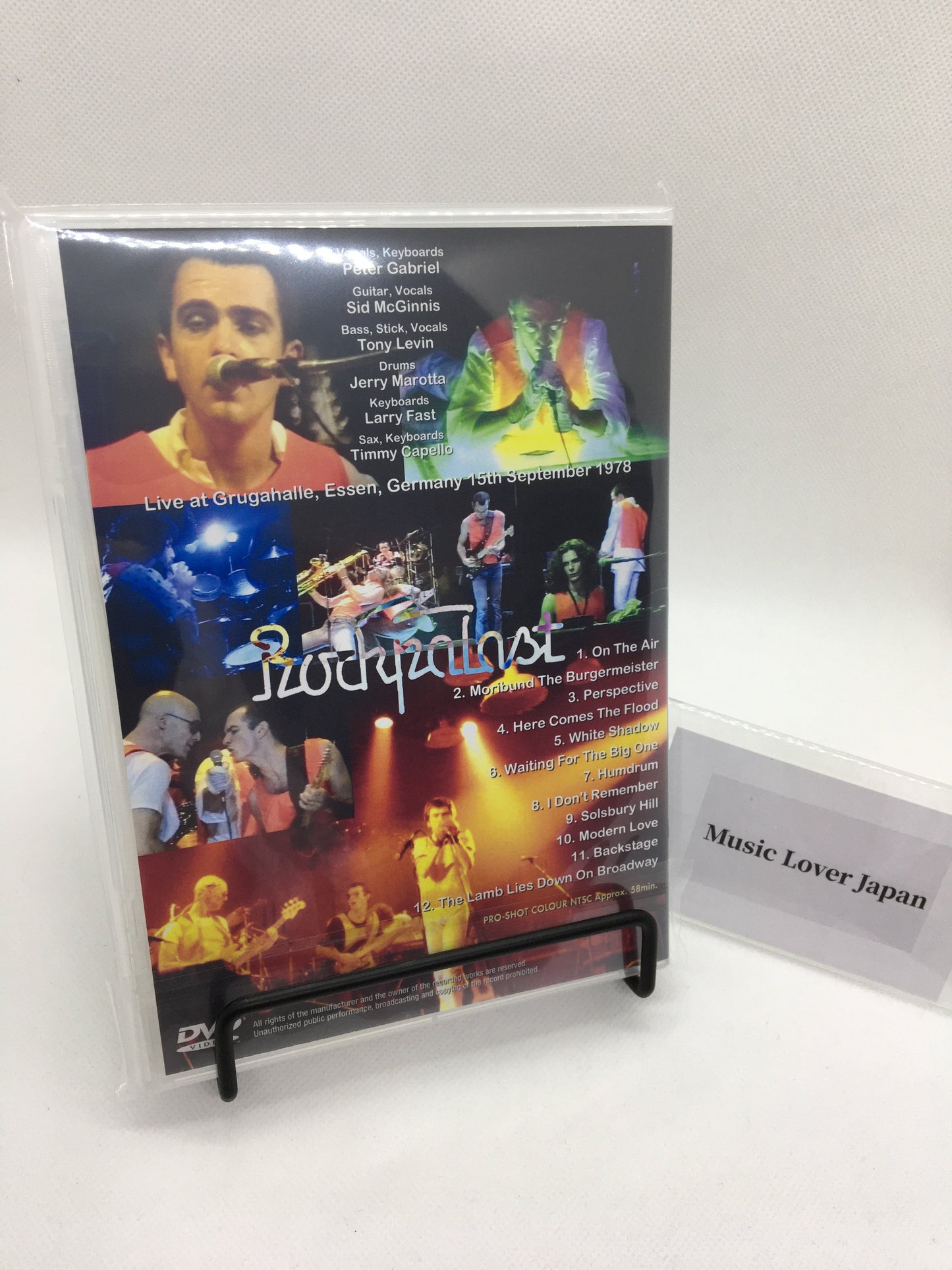 PETER GABRIEL / ROCKPALAST 1978 PRO-SHOT (1DVDR)