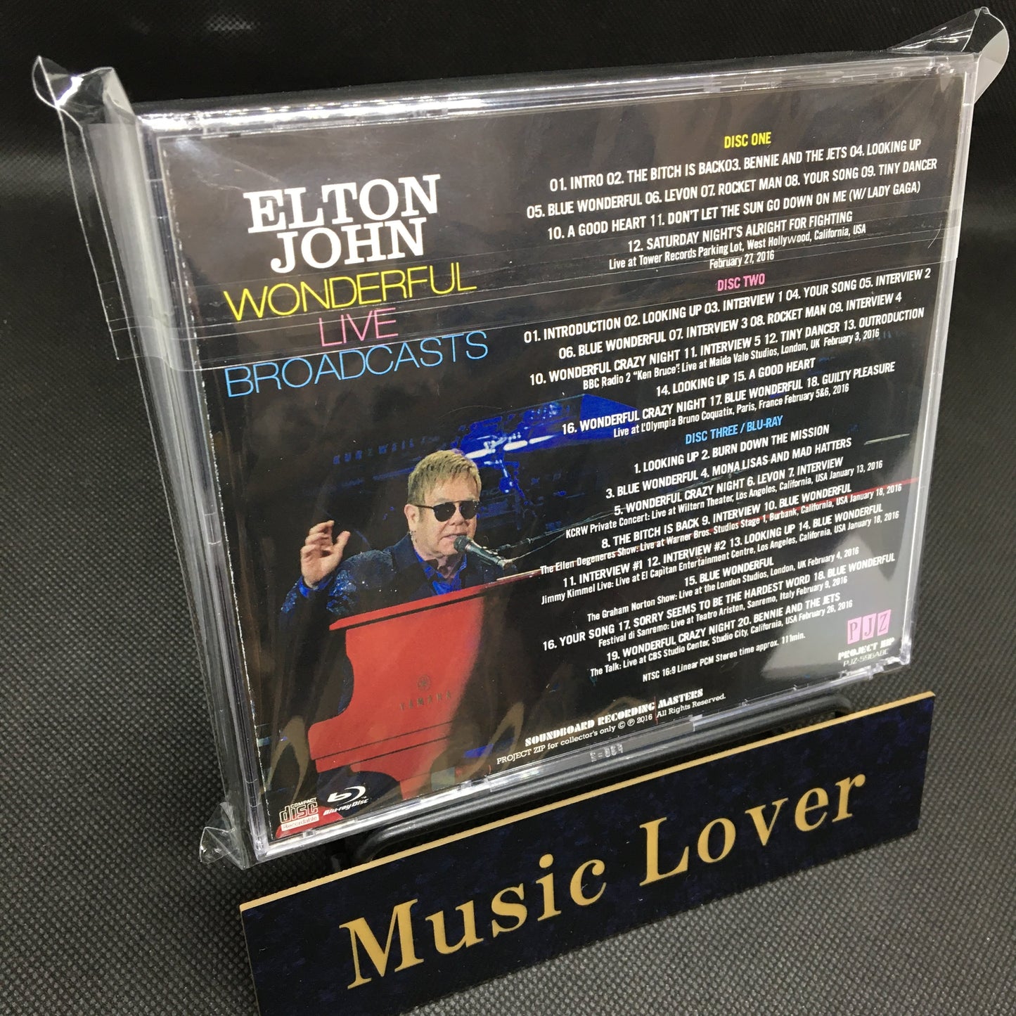 ELTON JOHN / WONDERFUL LIVE BROADCASTS (2CDR+1BDR)