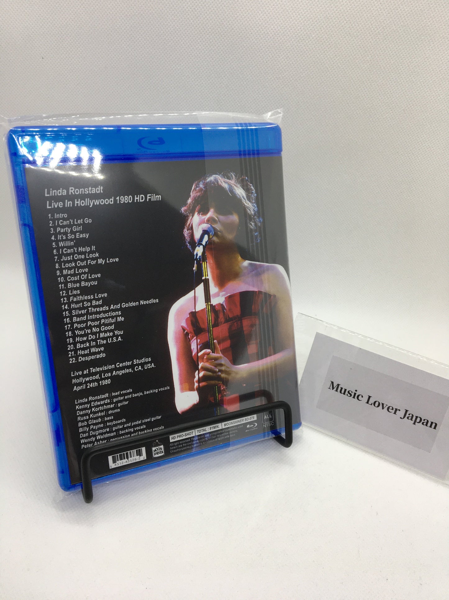 Linda Ronstadt / Live In Hollywood 1980 Película HD HD Pro-shot (1BDR)