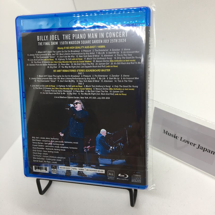 BILLY JOEL / THE FINAL SHOW 150.º MADISON SQUARE GARDEN 25 DE JULIO DE 2024 Placa de sonido estéreo Master (1 hab. + 2 cd. adicionales)