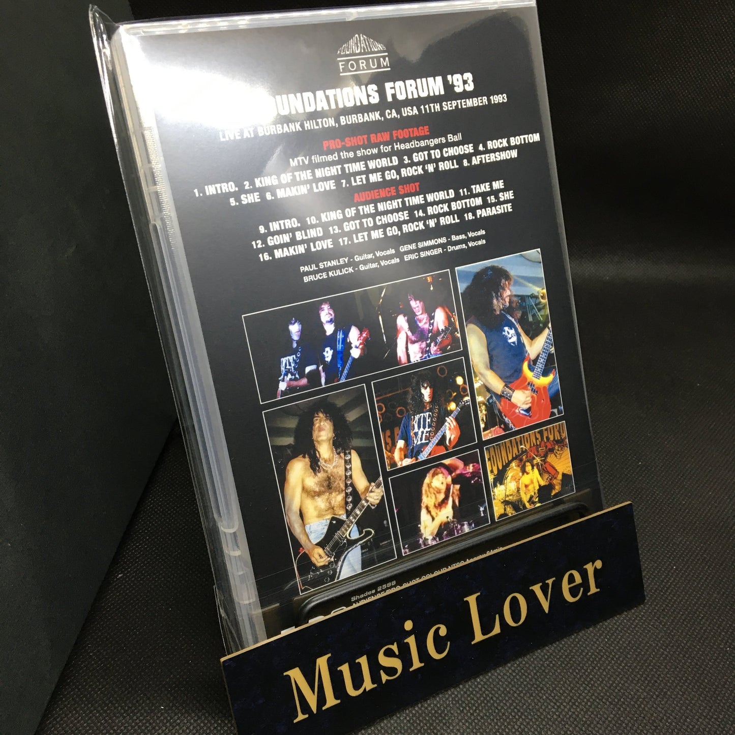 KISS / FOUNDATIONS FORUM '93 (1DVDR)