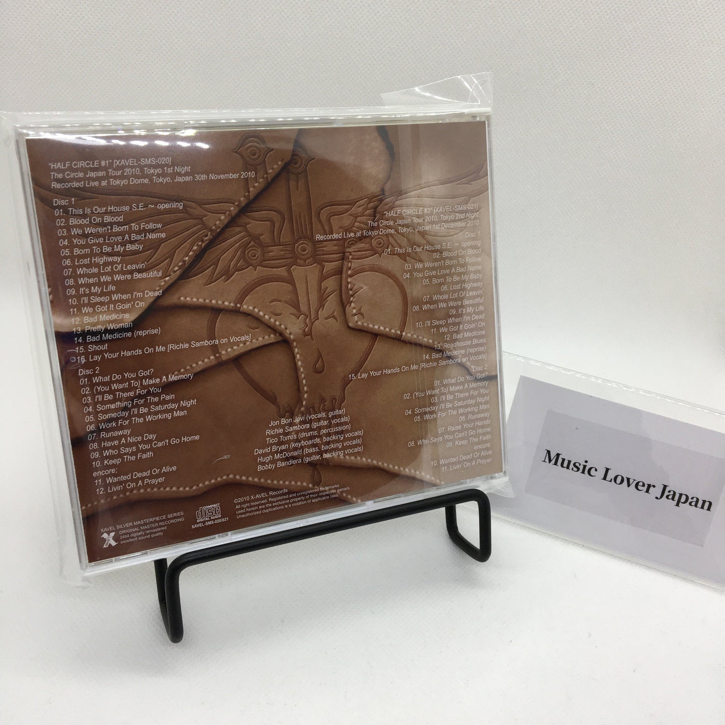 BON JOVI / FULL CIRCLE 2010 Tokyo 2Days Complete set (4CD)