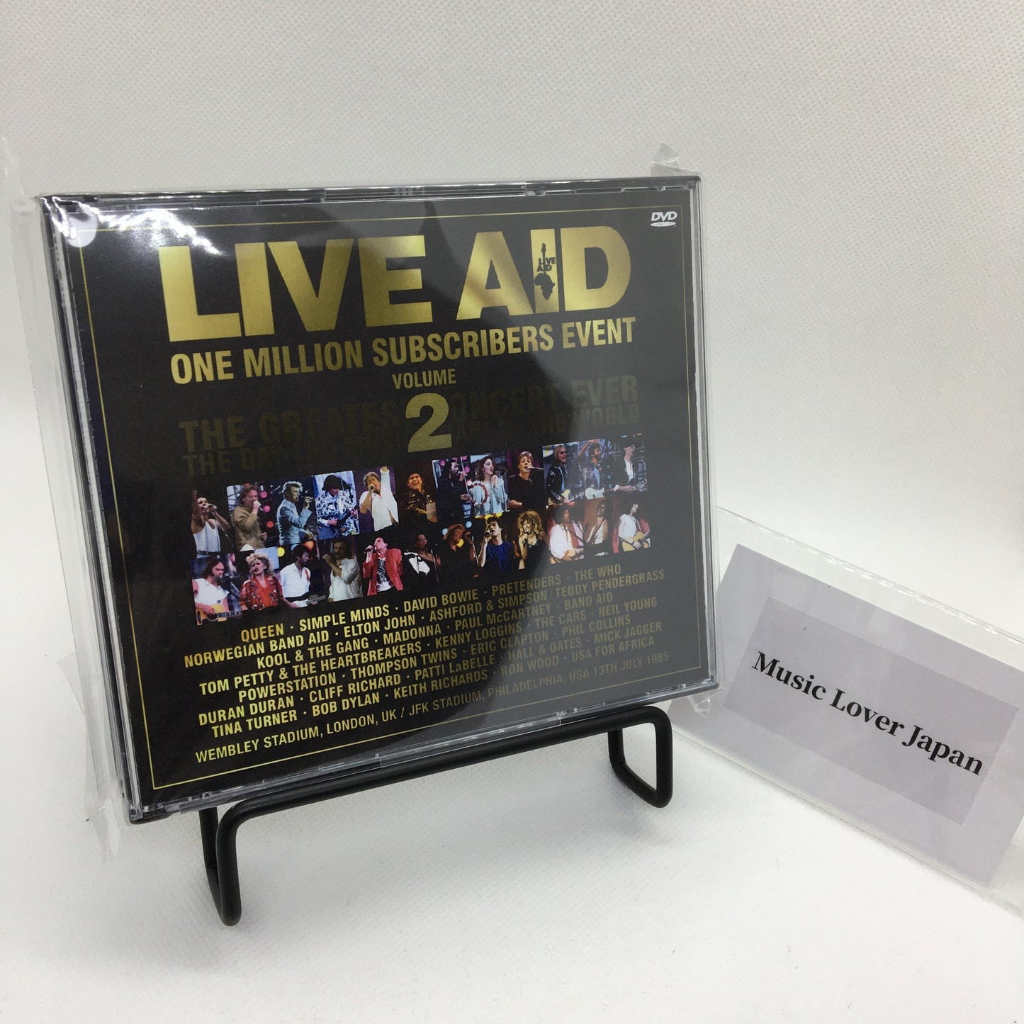 V.A.(MICK JAGGER , QUEEN , DAVID BOWIE, etc) / LIVE AID ONE MILLION SUBSCRIBERS EVENT Vol.2 PRO SHOT (5DVDR)