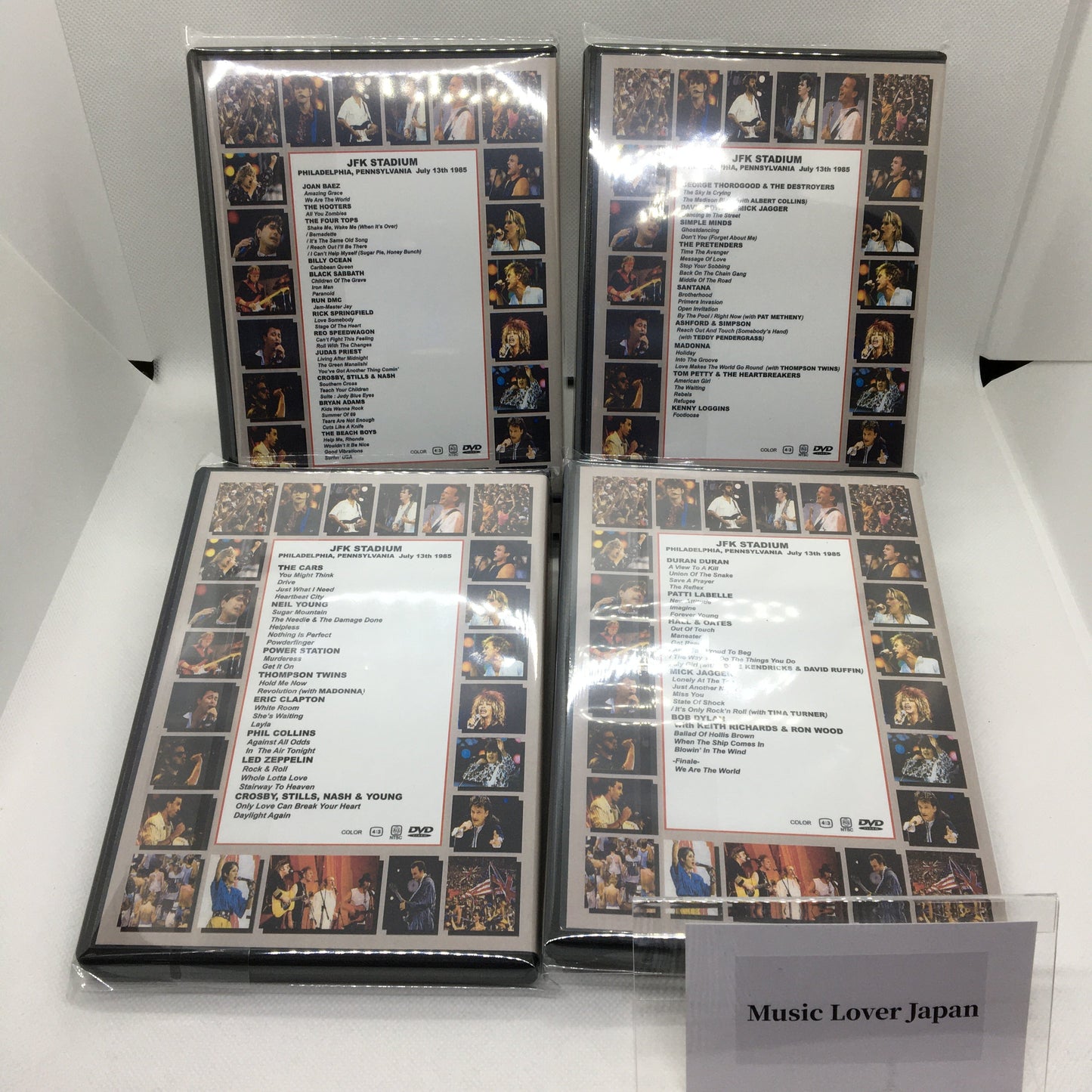 V.A. Various Artists / Live AID JFK Stadium Philadelphia 1985 Vol.1-4 Set (4DVDR)