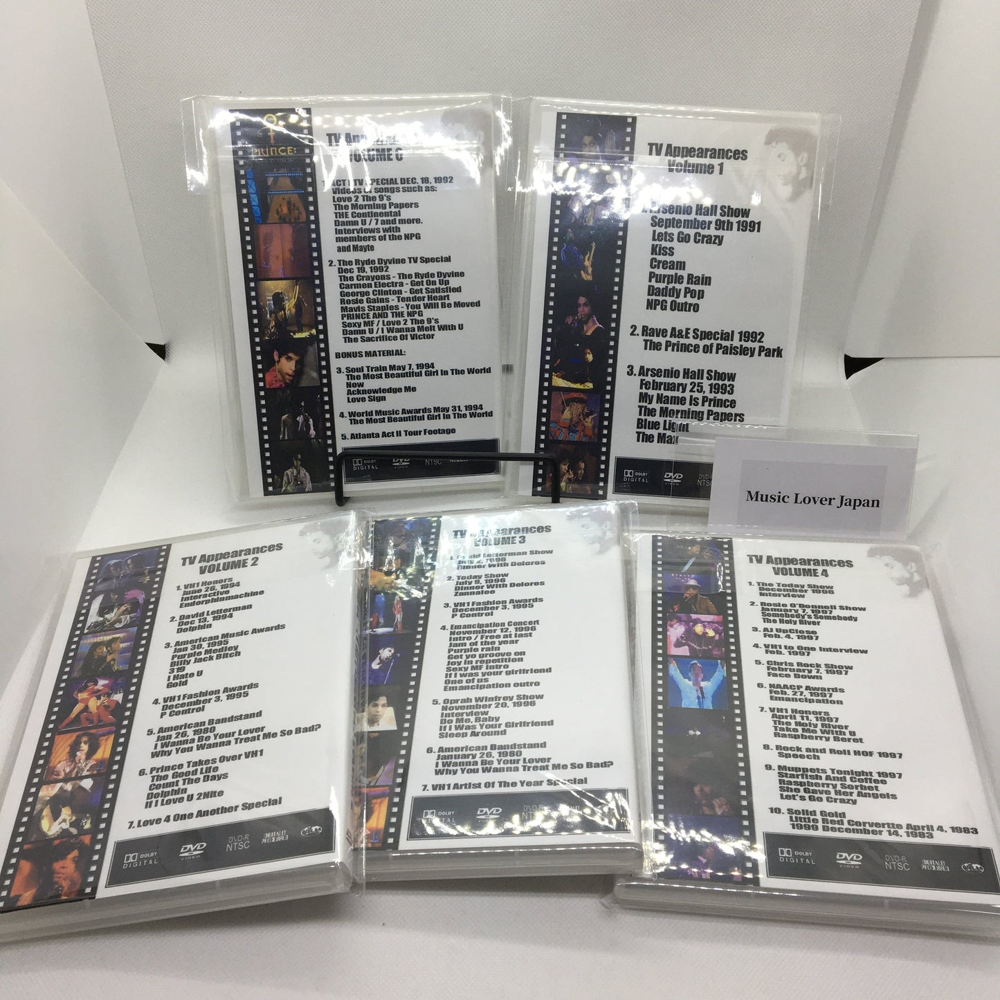 Prince / TV Appearances Vol.0 - Vol.19 set (20DVDR+Bonus DVDR)