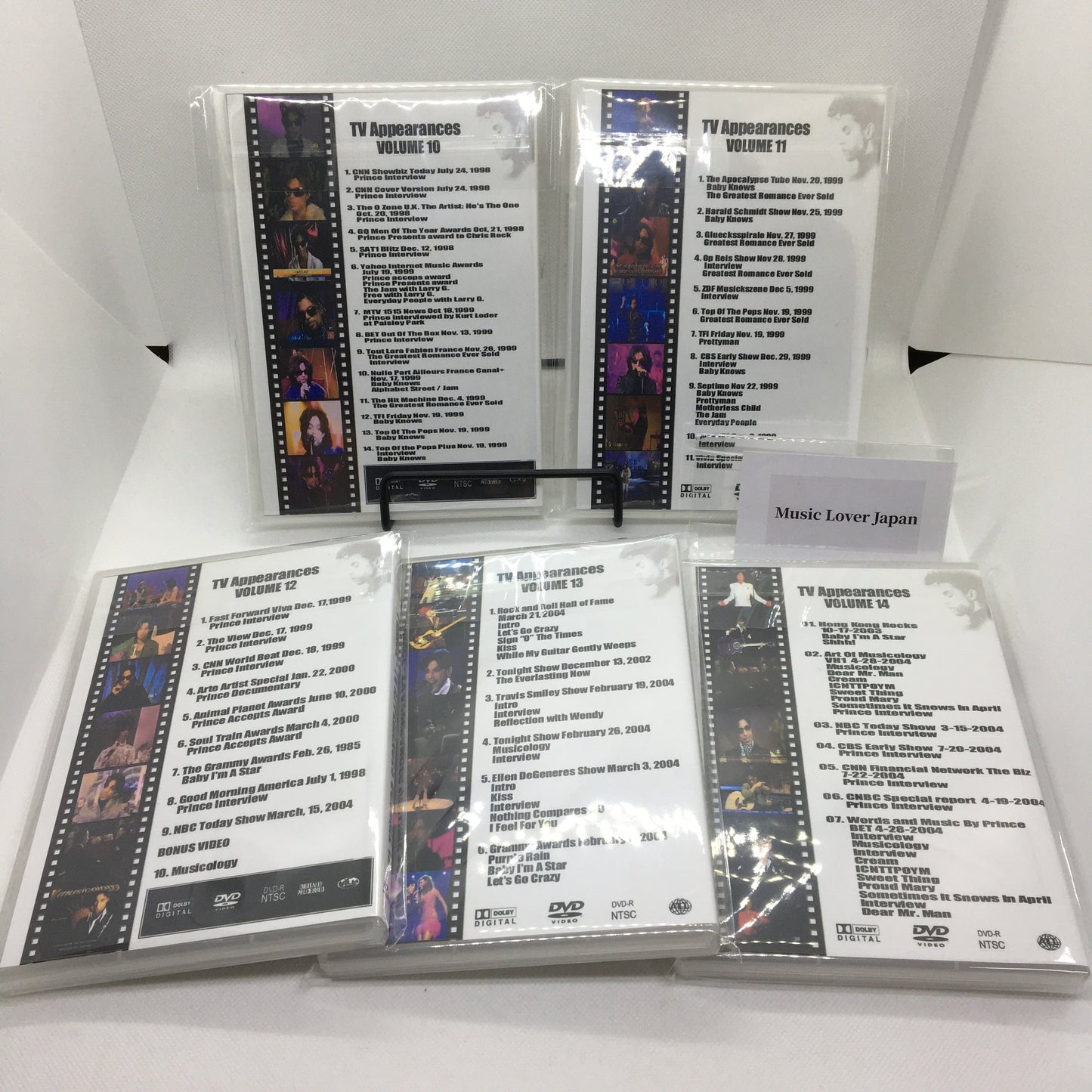 Prince / TV Appearances Vol.0 - Vol.19 set (20DVDR+Bonus DVDR)