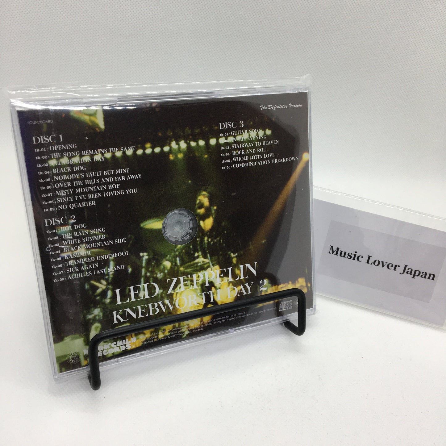 Led Zeppelin Knebworth Day 2 1979 Definitive Version 3CD Moonchild
