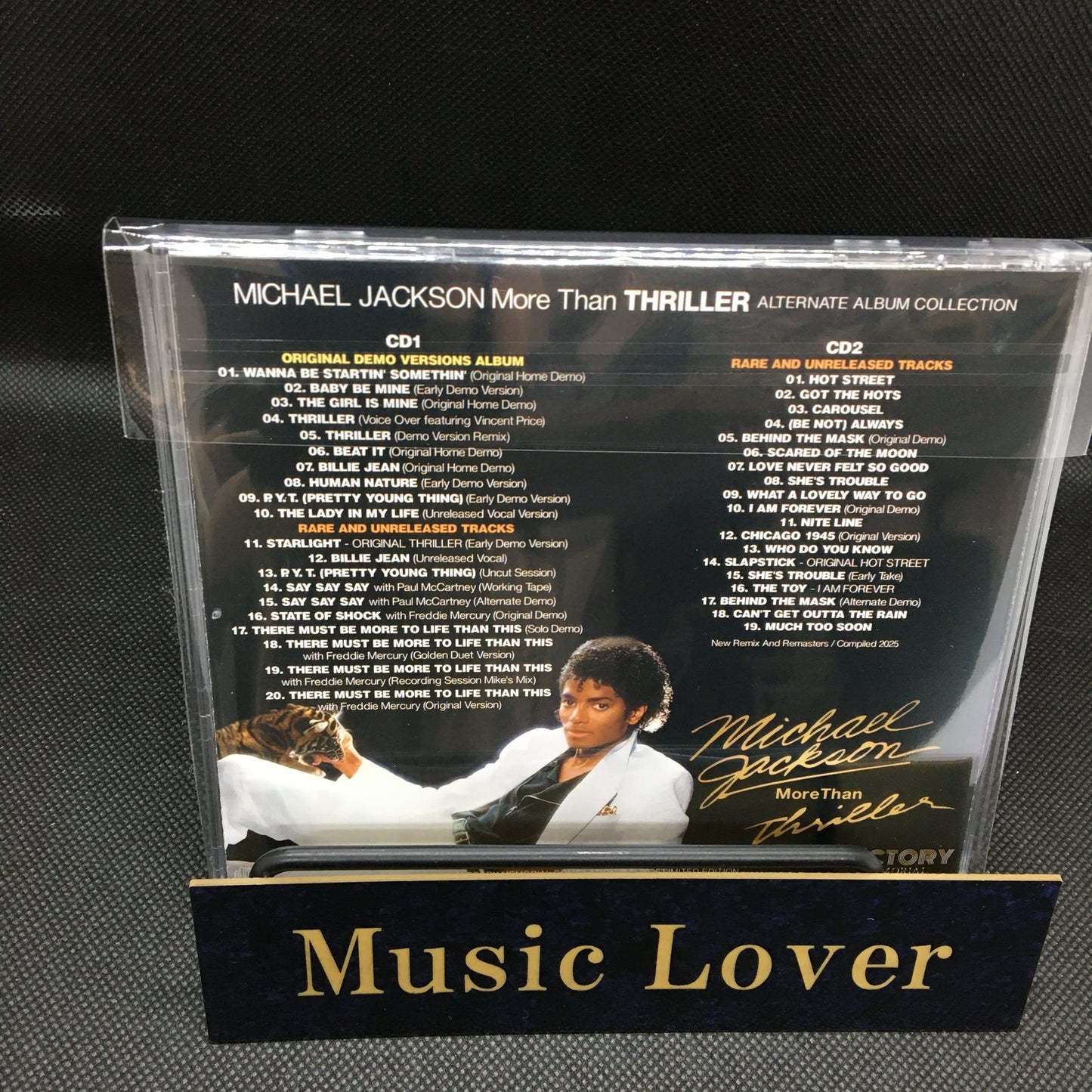 MICHAEL JACKSON / MORE THAN "THRILLER" ORIGINAL DEMO VERSIONS+RARE AND UNRELEASED TRACKS (2CD)