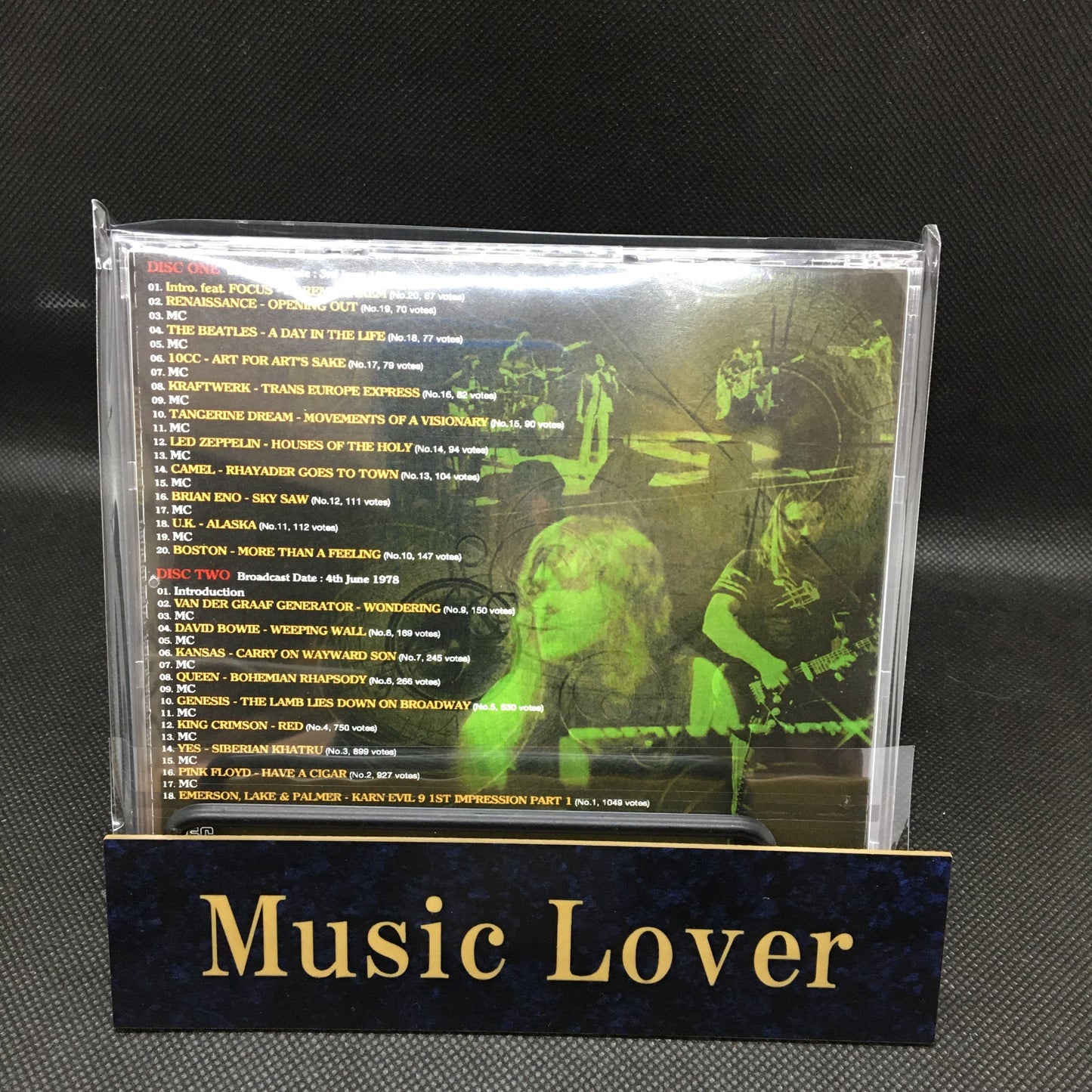 V.A.(EMERSON, LAKE & PALMER, PINK FLOYD, YES, ETC.) / PROGRESSIVE ROCK BEST 20 (2CDR)