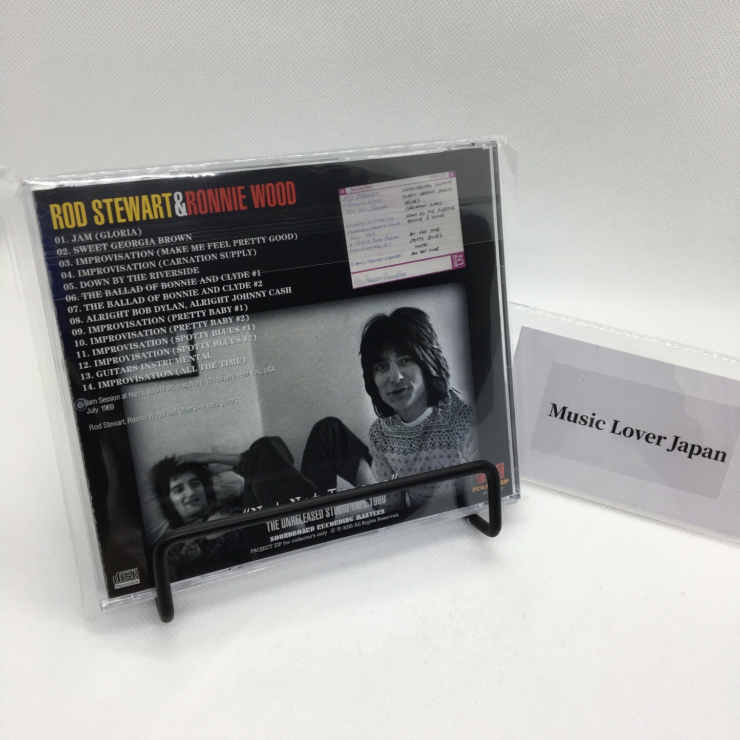 ROD STEWART & RONNIE WOOD / "NOT NOT INSANE" THE UNRELEASED STUDIO TAPE 1969 (1CDR)