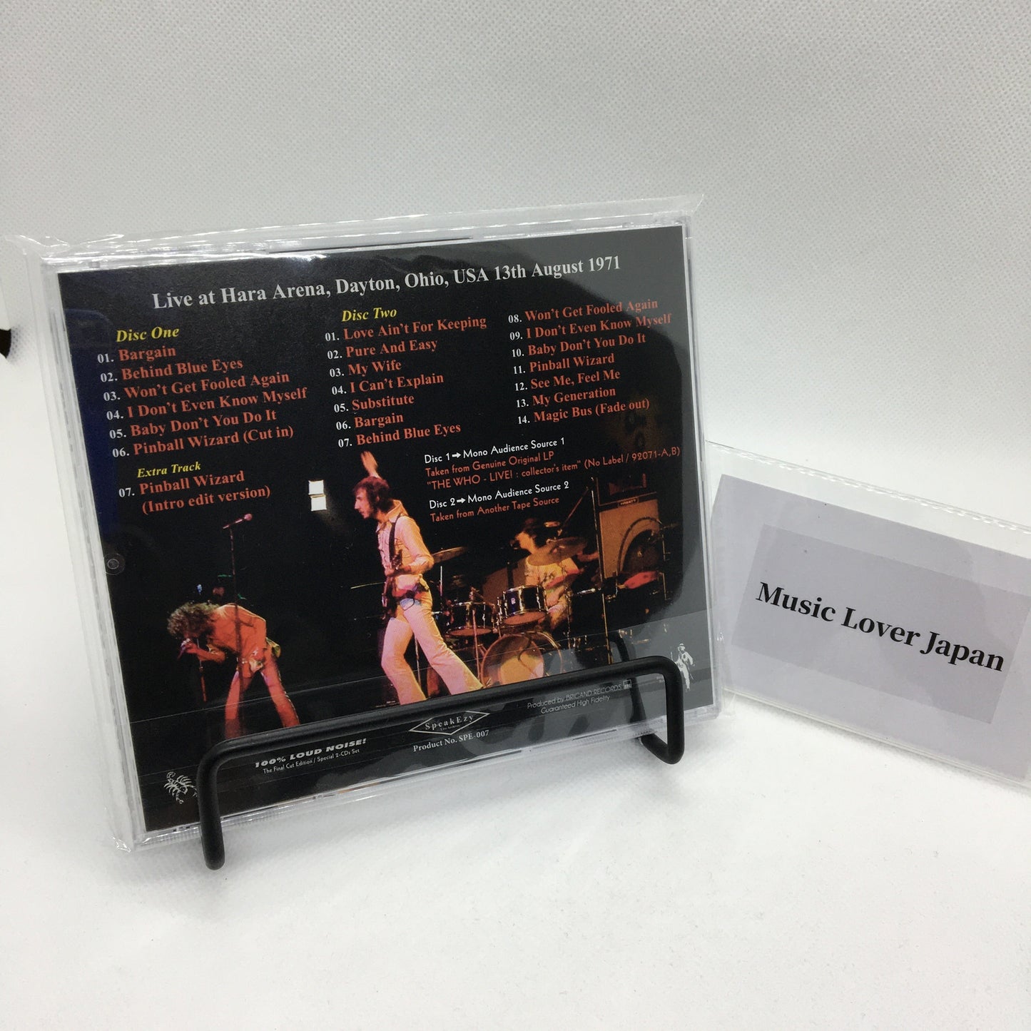 THE WHO / LIVE ! COLLECTOR'S ITEM (2CD) Live at Hara Arena USA 1971