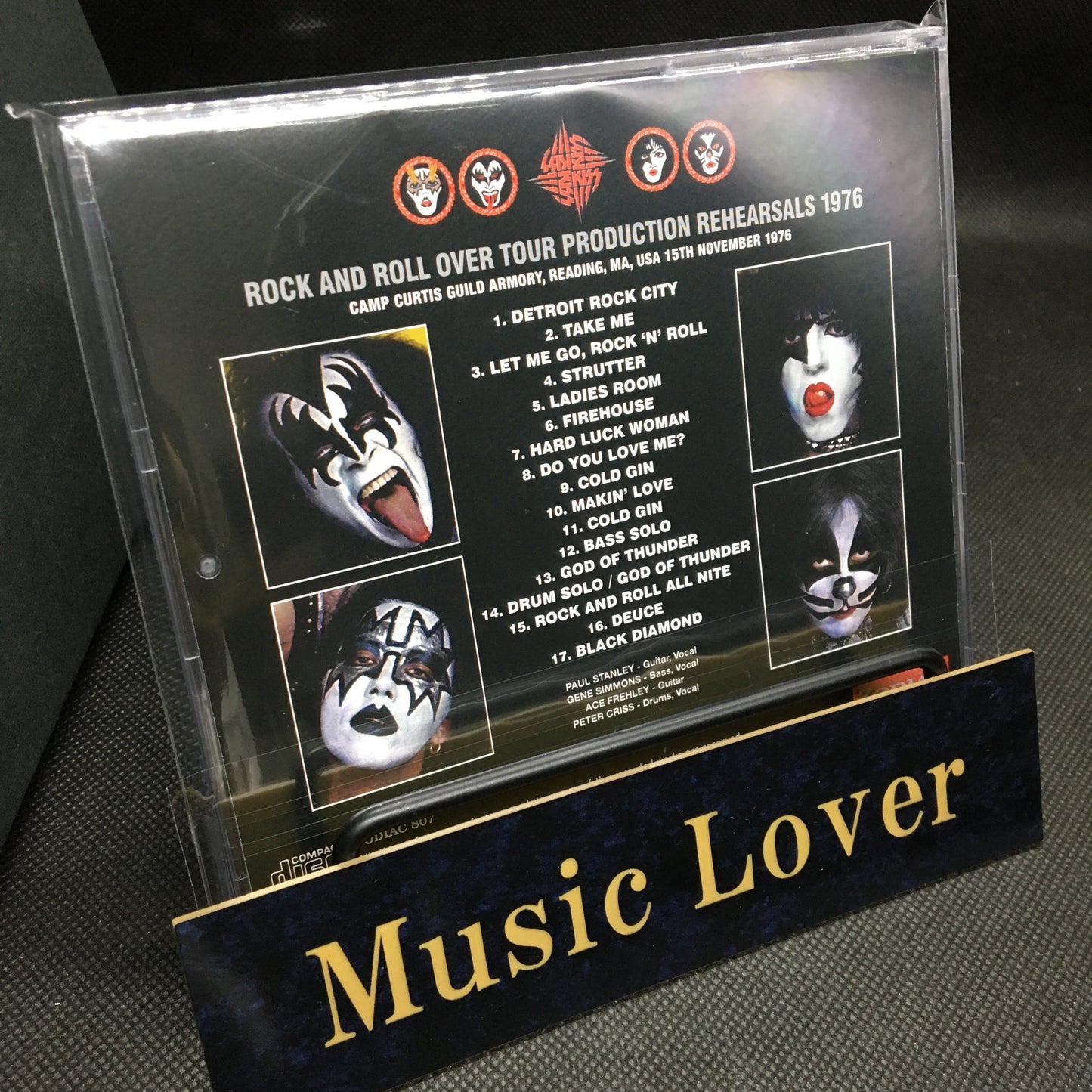 KISS / ROCK AND ROLL OVER TOUR PRODUCTION REHEARSALS 1976 (1CD)