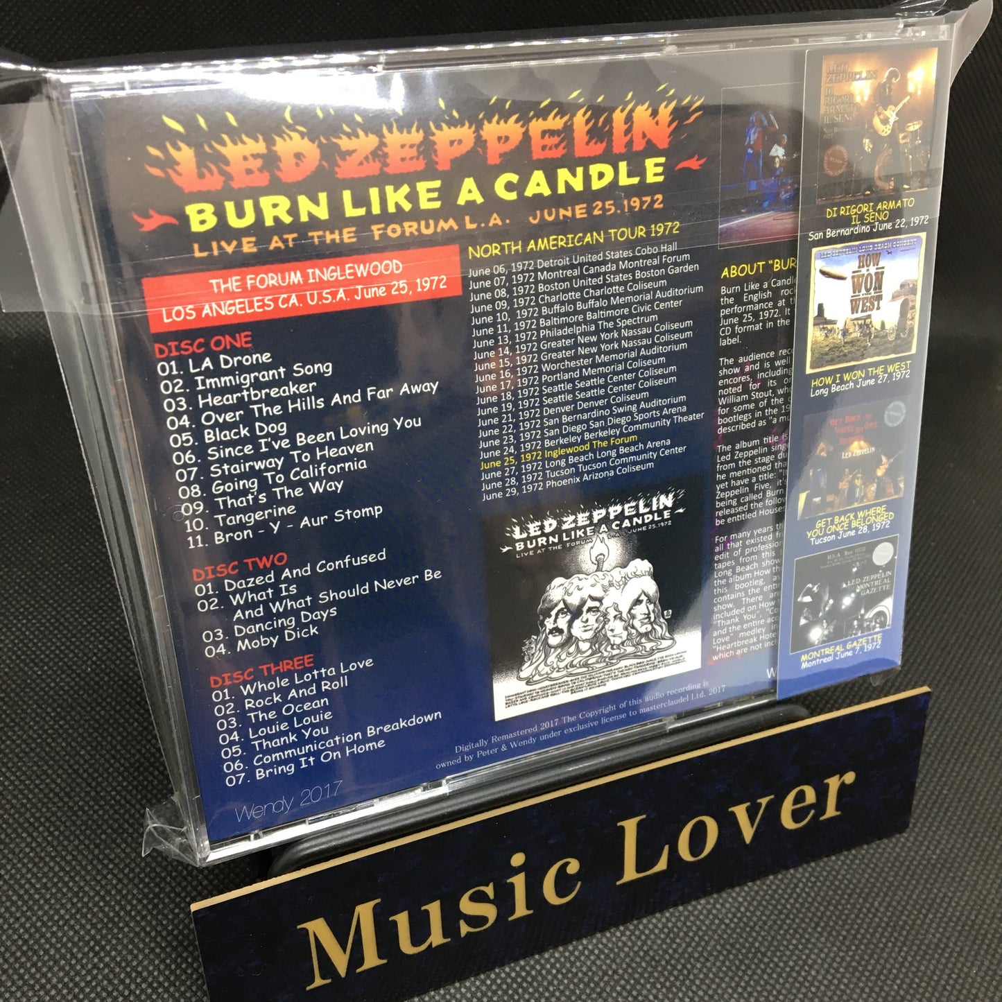LED ZEPPELIN / BURN LIKE A CANDLE 【3CD】