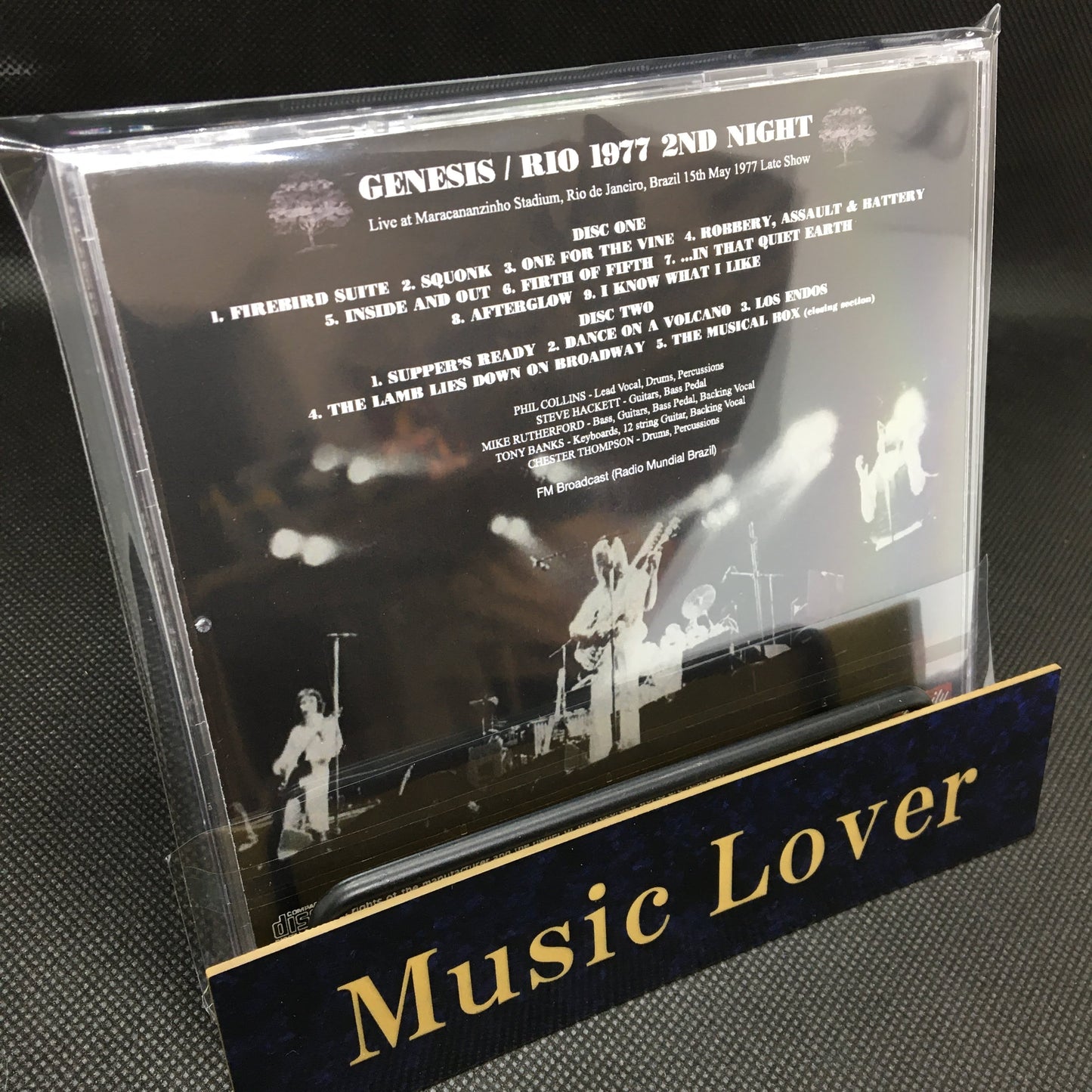 GENESIS / RIO 1977 2ND NIGHT SOUNDBOARD (2CDR)