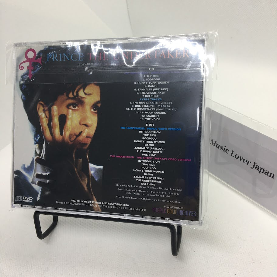 Prince The Undertaker CD & DVD Special Collector's Edition Purple Gold Archive