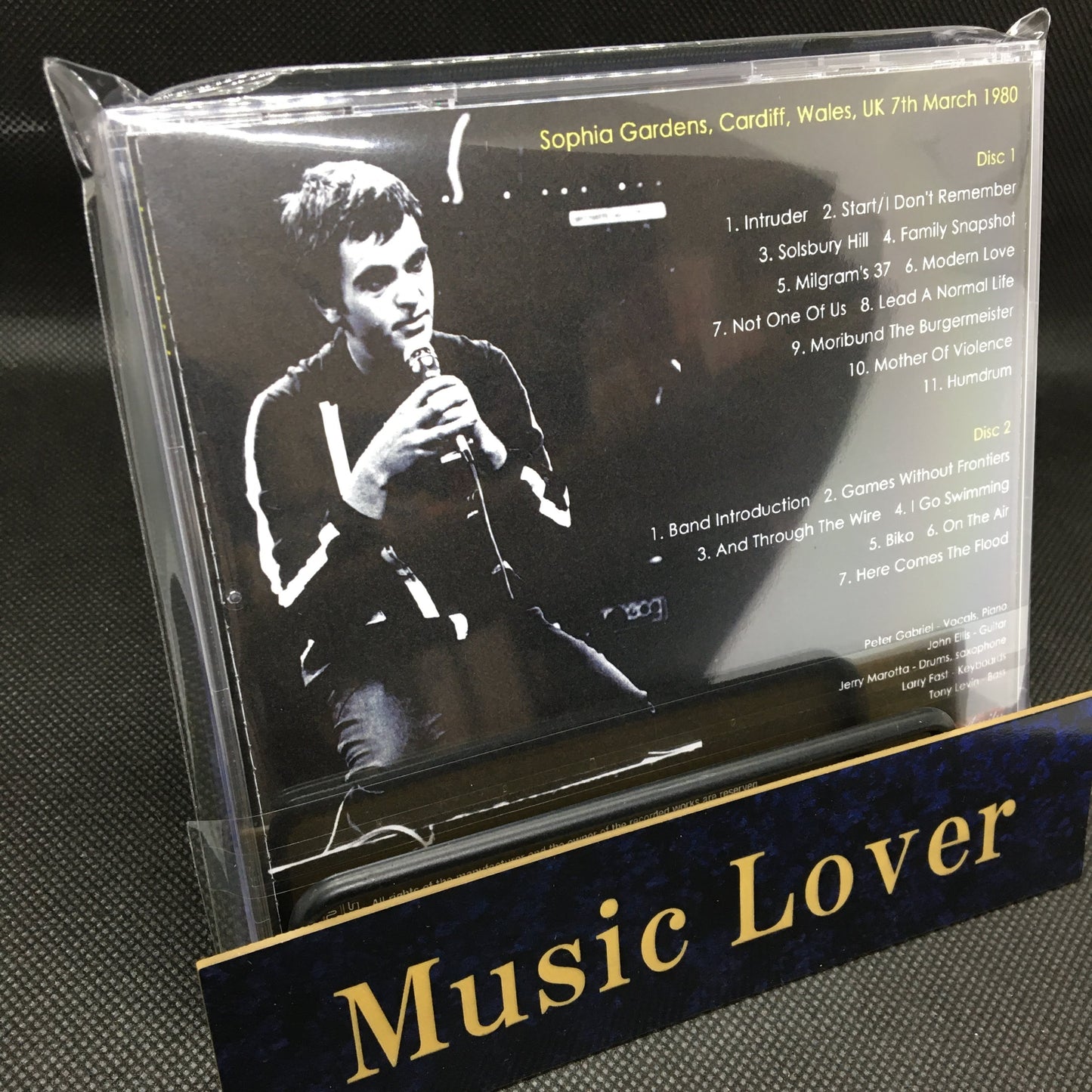 PETER GABRIEL / CARDIFF 1980 SOUNDBOARD (2CDR)