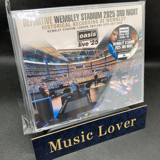 OASIS / CAST / RICHARD ASHCROFT / DEFINITIVE WEMBLEY STADIUM 2025 3RD NIGHT HISTORICAL RECORDING AT WEMBLEY (3CD)